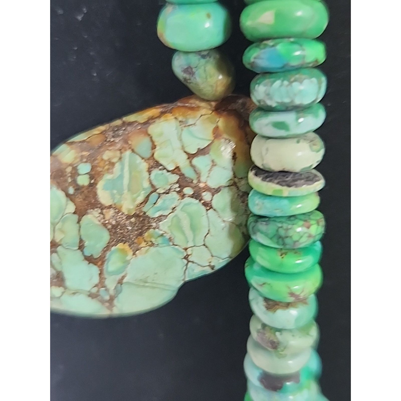 Other Sterling Southwestern Turquoise Beaded And Pendant Necklace Size ONE SIZE - 6 Thumbnail