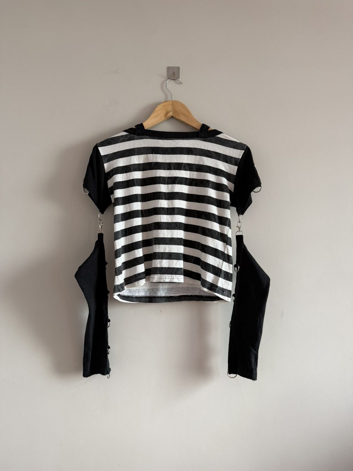 Vintage Layered Striped Harness T-Shirt Longsleeve Size M / US 6-8 / IT 42-44 - 2 Thumbnail