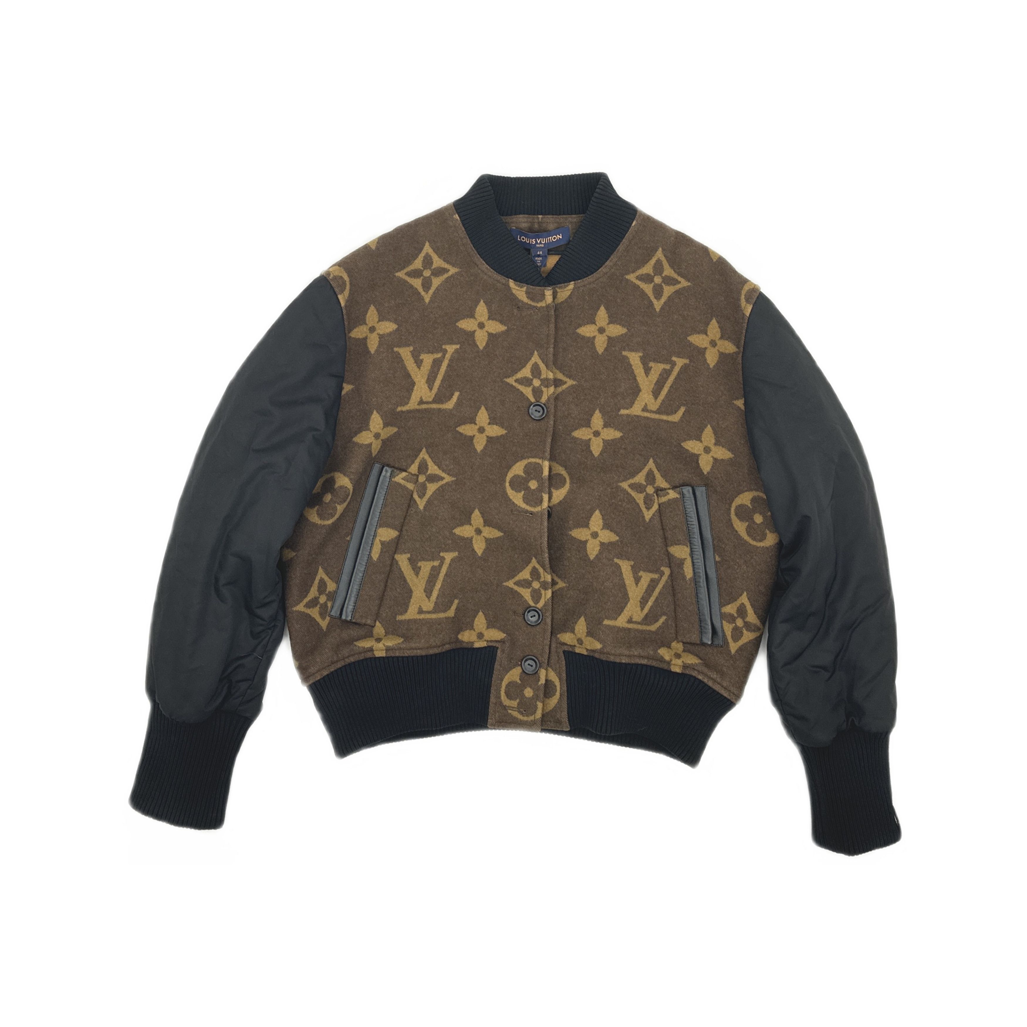 Louis Vuitton Louis Vuitton Monogram Jacquard Bomber Jacket 44 Size L / US 10 / IT 46 - 1 Thumbnail