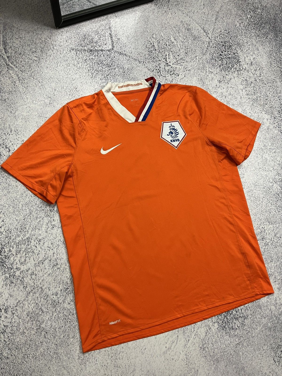 Nike × Vintage Nike Netherlands Holland 2008 Home Soccer Jersey Vintage Size US XL / EU 56 / 4 - 3 Thumbnail