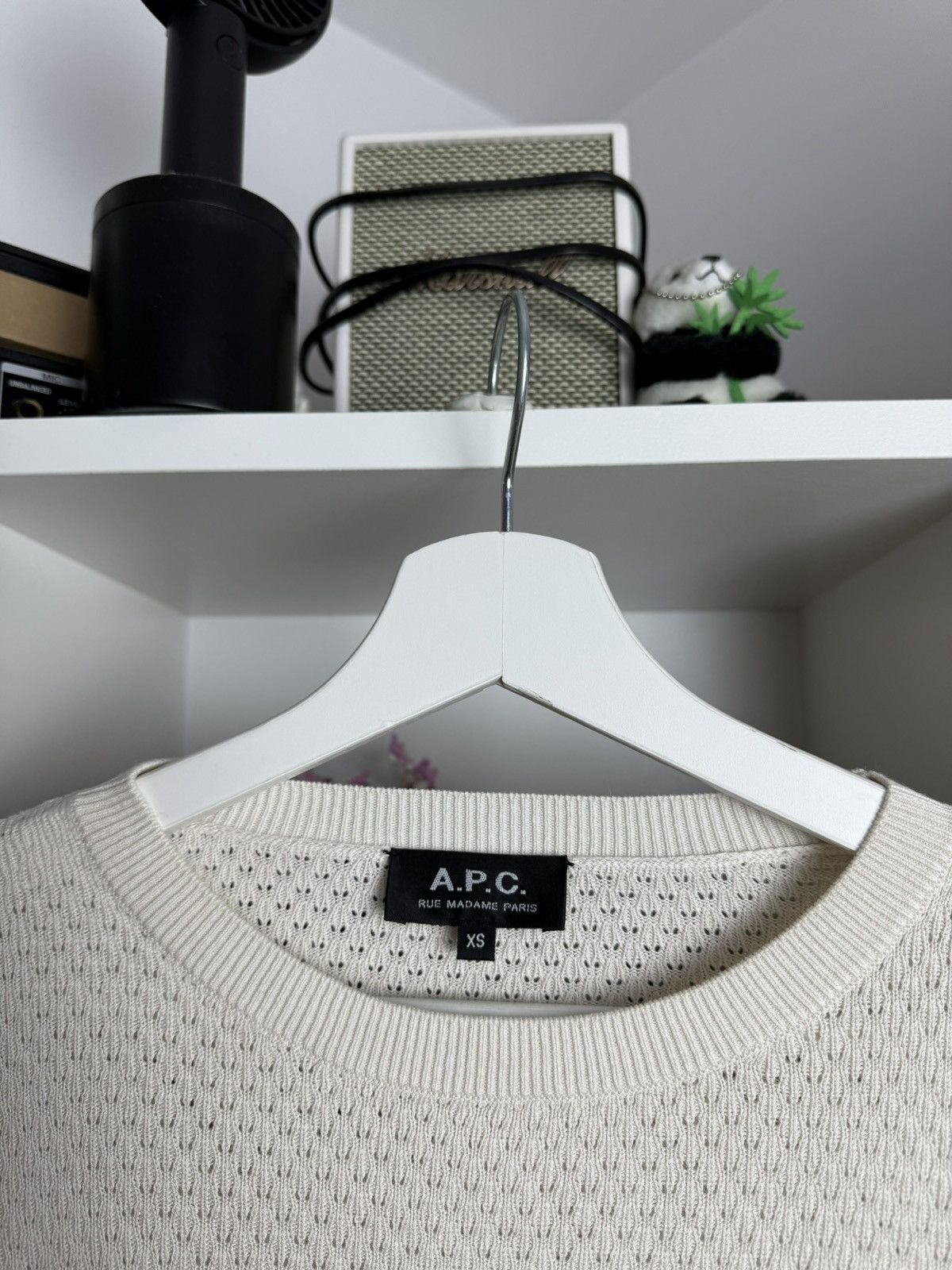 A.P.C. × Designer A.P.C Paris crochet knitted sweater XS designer luxury rare Size XS / US 0-2 / IT 36-38 - 3 Thumbnail