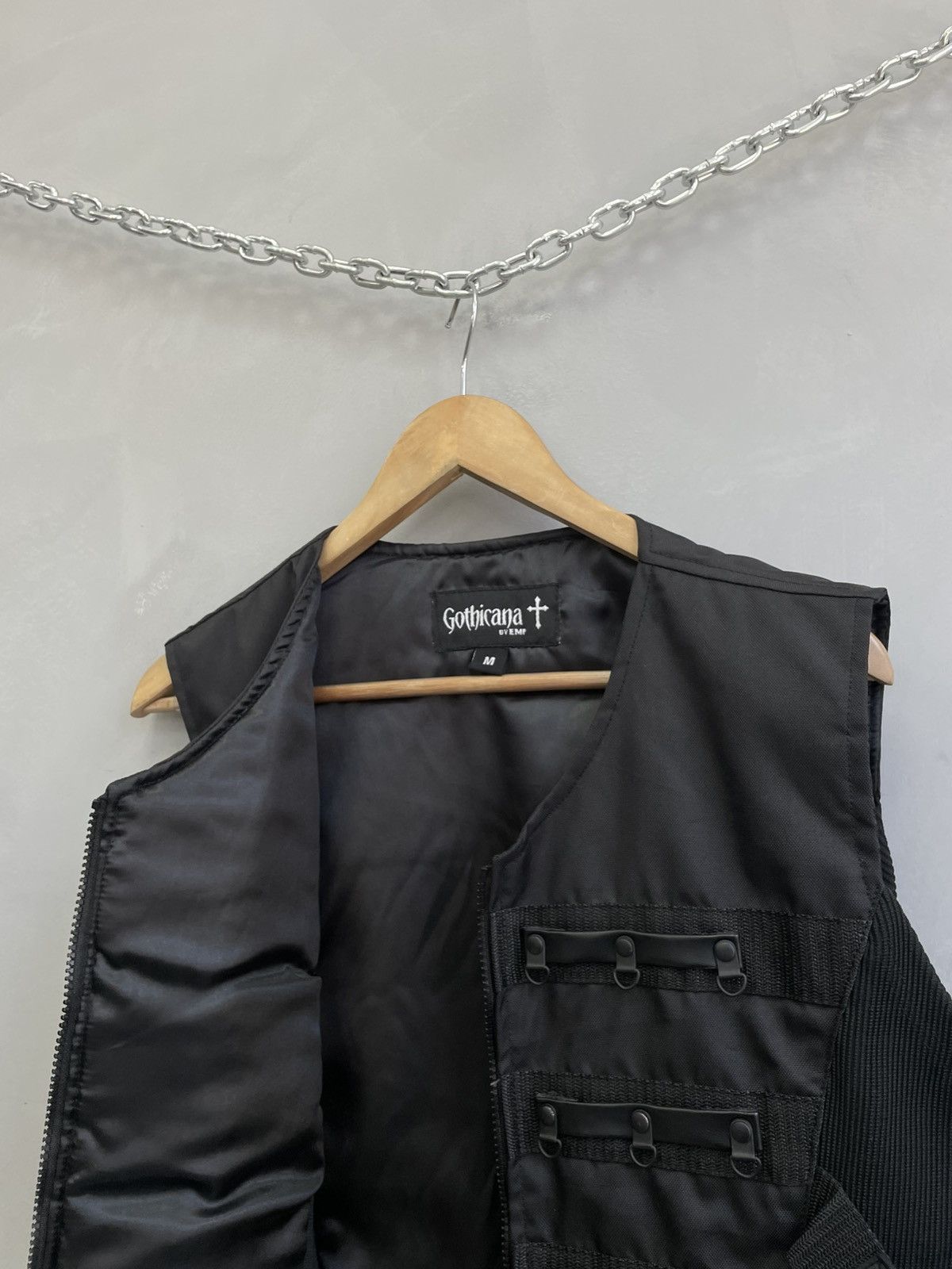 Le Grande Bleu (L.G.B.) Hype tactical bondage hysteric glamour style gothic vest Size US M / EU 48-50 / 2 - 10 Thumbnail