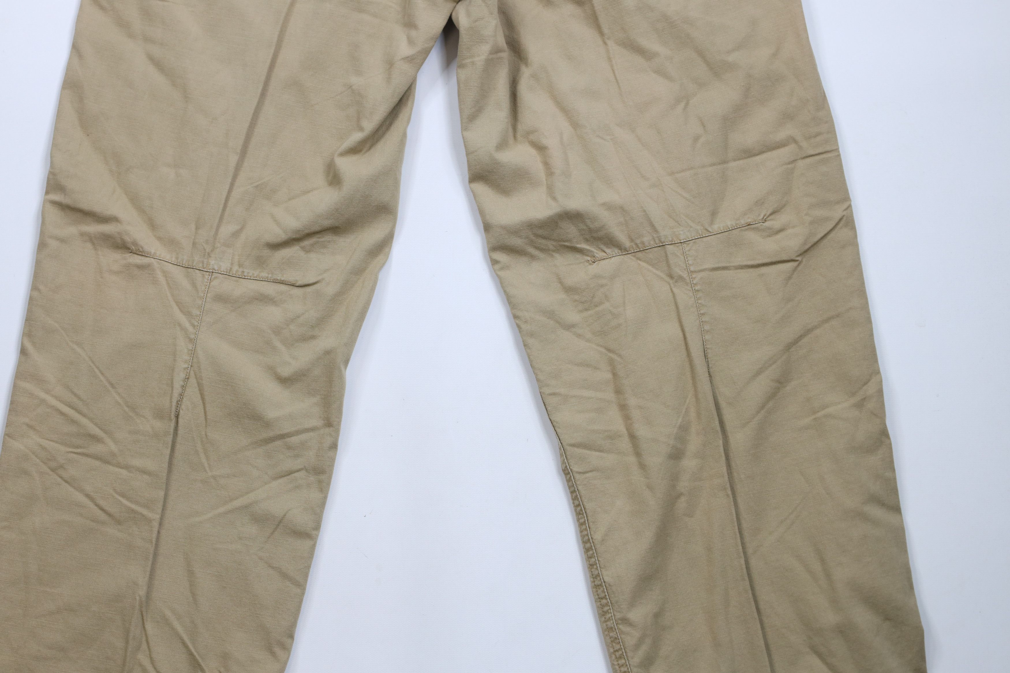 Gap × Vintage Vintage 90s Y2K Gap Chamois Cloth Lined Wide Leg Pants Beige Size US 34 / EU 50 - 9 Thumbnail