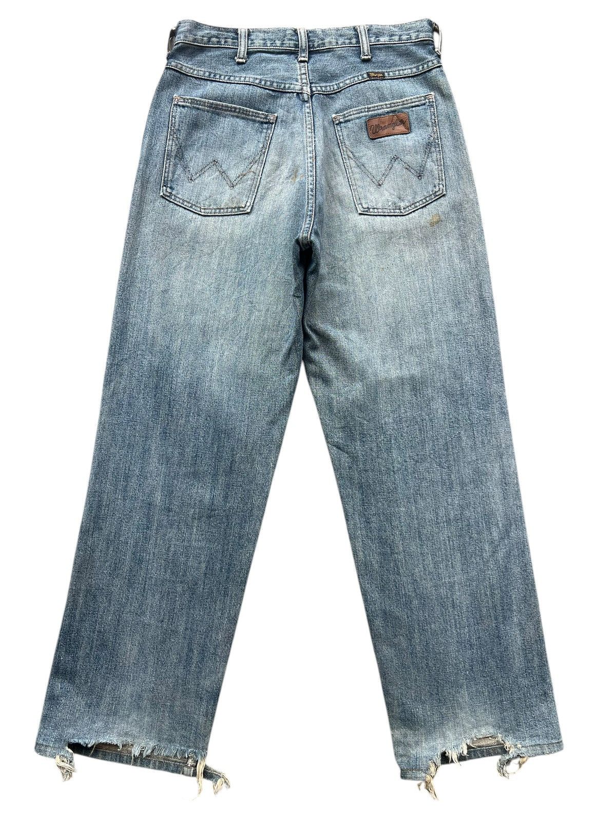 Wrangler Vintage Wrangler Distressed Denim Wide Baggy Jeans 30x30 Size US 30 / EU 46 - 3 Thumbnail