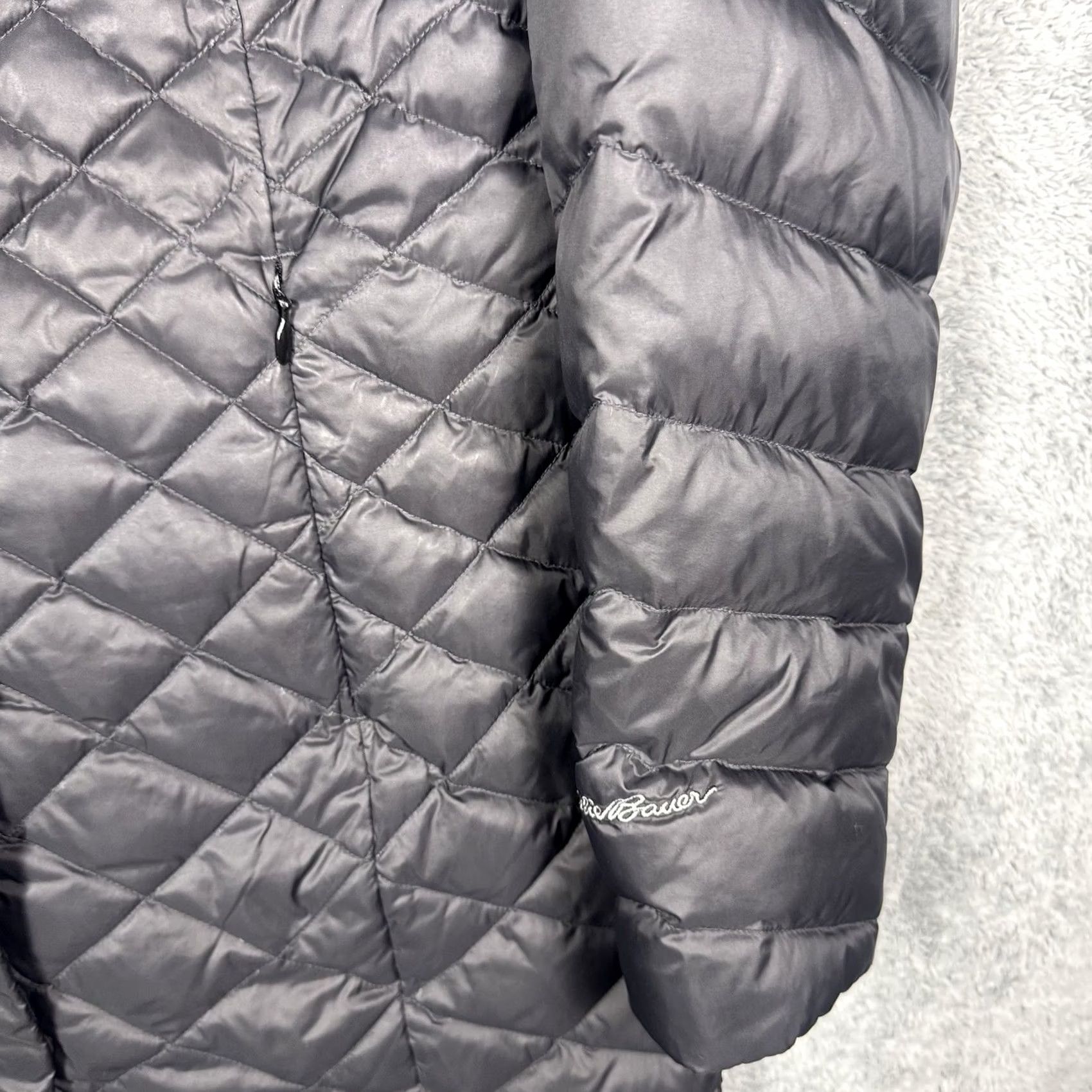 Eddie Bauer Eddie Bauer Down Jacket Womens S Long Quilted Puffer Coat Full Zip Faux Fur Black Modest Size S Womens Size S / US 4 / IT 40 - 5 Thumbnail