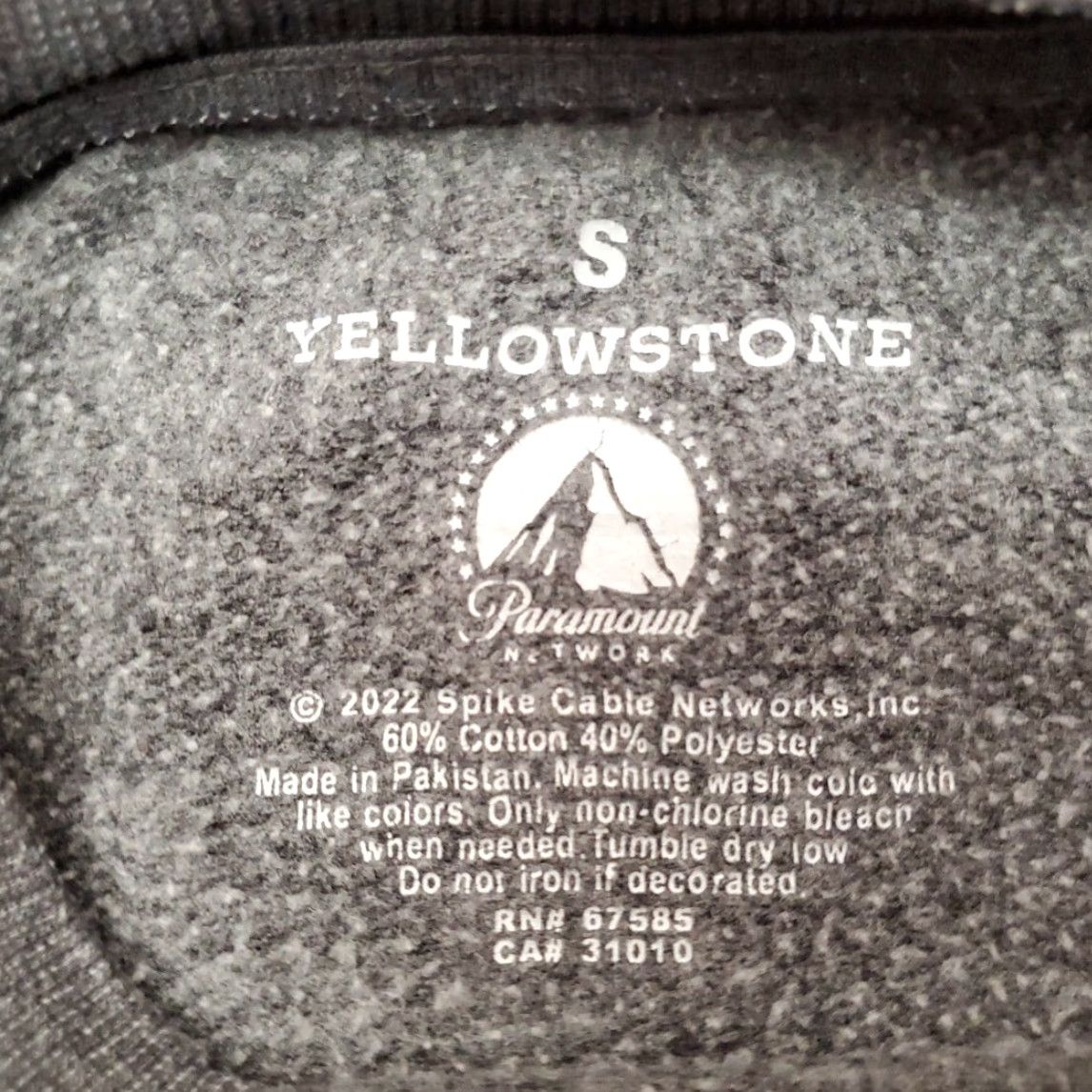 Vintage VINTAGE Yellowstone Dutton Ranch Sweatshirt Womens Small Gray Crewneck Pullover Fleece Size S / US 4 / IT 40 - 4 Thumbnail