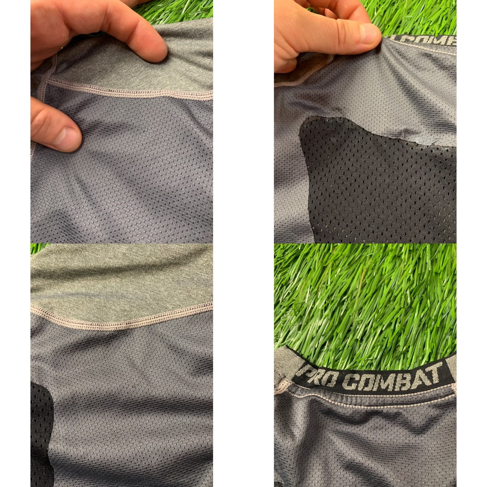 Nike NIKE Pro Combat Dri-FIT 2011 Compression Training Shirt Jersey L Gray Men Nike Pro Combat Dri-FIT Shirt L Mens Size US L / EU 52-54 / 3 - 9 Thumbnail
