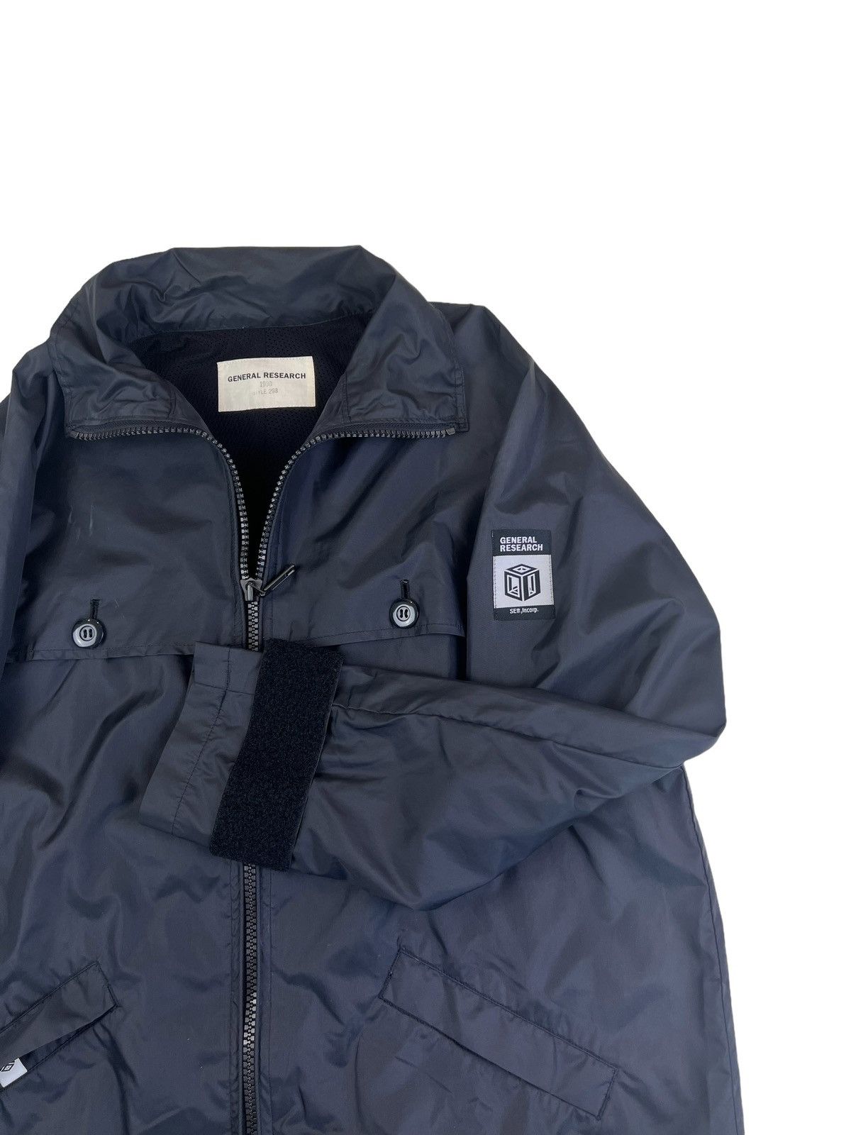General Research 1998 General Research Windbreaker Black Style 298 