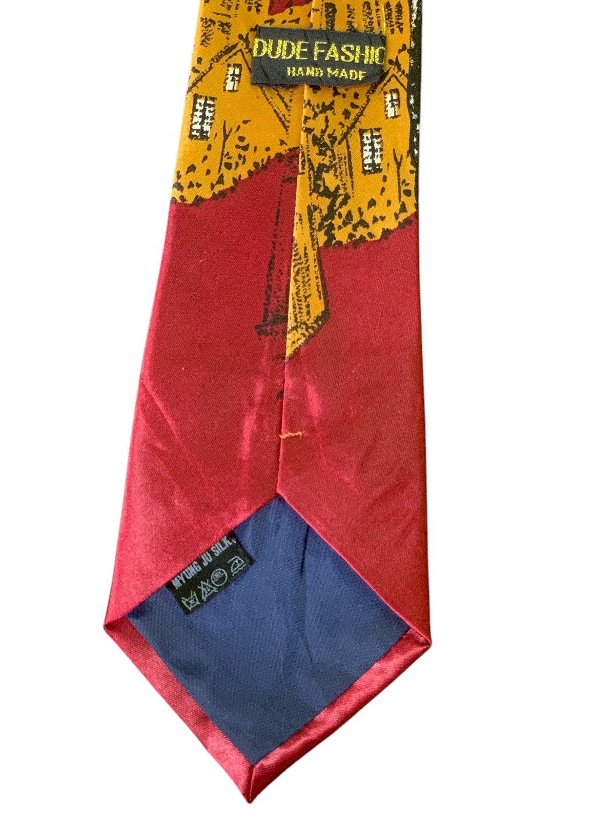Designer × Handmade Rare Design Dude Fashion Hand Made Ties Size ONE SIZE - 4 Thumbnail