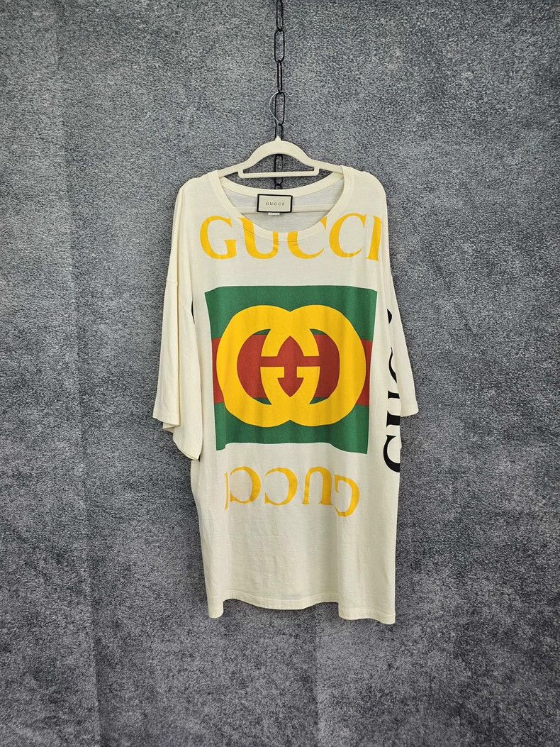Gucci GucciLOGO round neck short sleeves 2503-Nextarrow Size US S / EU 44-46 / 1 - 1 Thumbnail