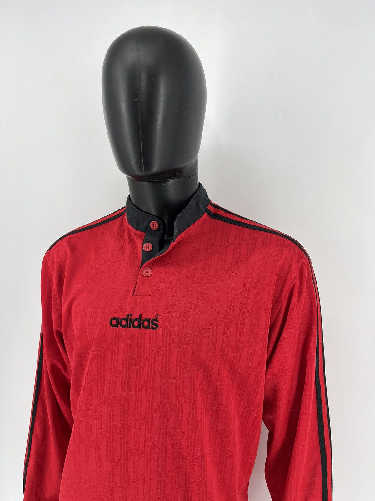Adidas 1996 SPAIN ADIDAS LONG-SLEEVE TEMPLATE SHIRT Size US XL / EU 56 / 4 - 5 Thumbnail