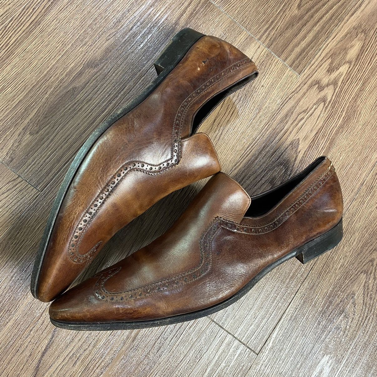 Gucci Gucci Vintage Brown Loafers 162639 Size US 11 / EU 44 - 4 Thumbnail