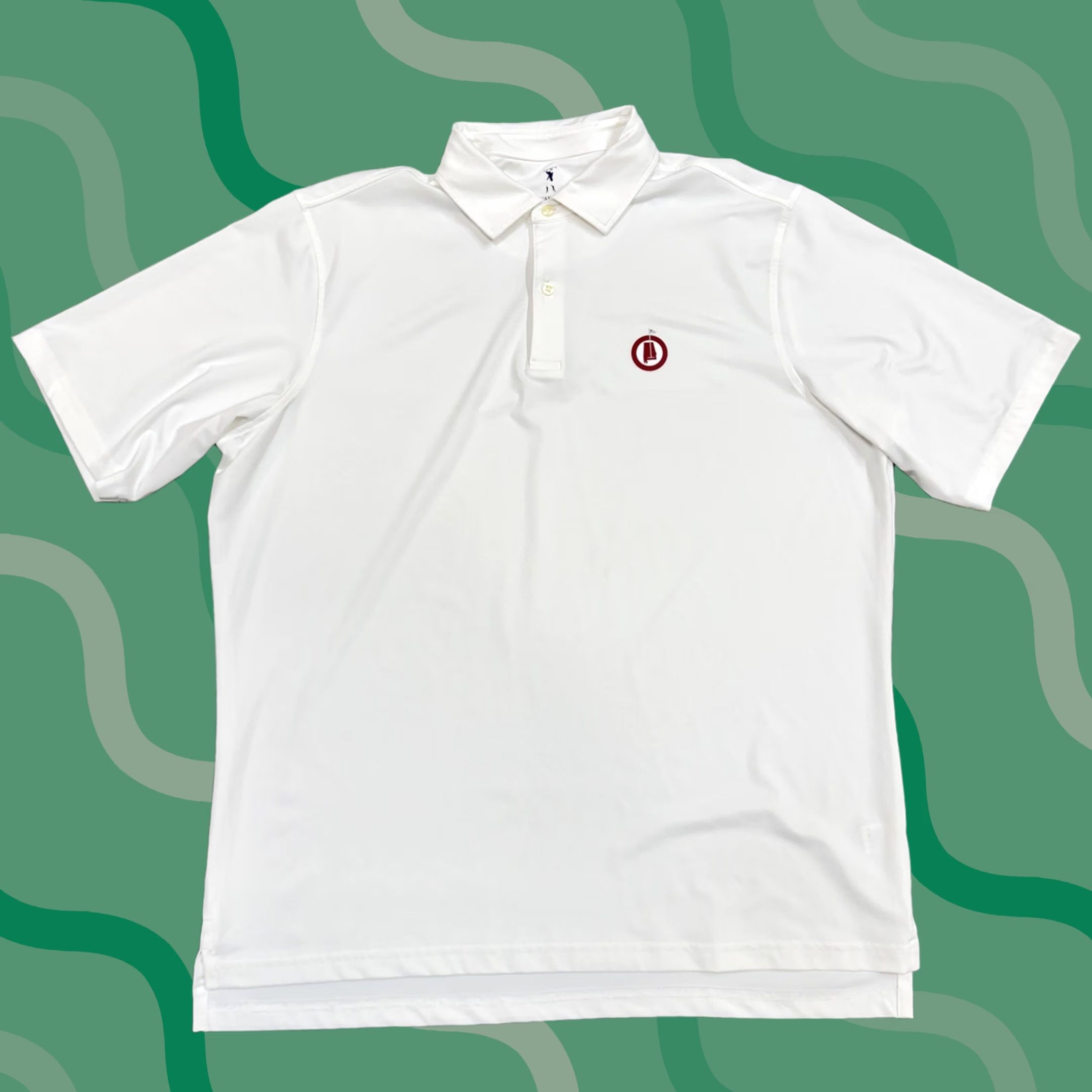 Vintage Fairway & Greene Troy Trojans Polo Shirt Mens XL White Golf Performance Short Sleeve School Nike Size US XL / EU 56 / 4 - 1 Thumbnail