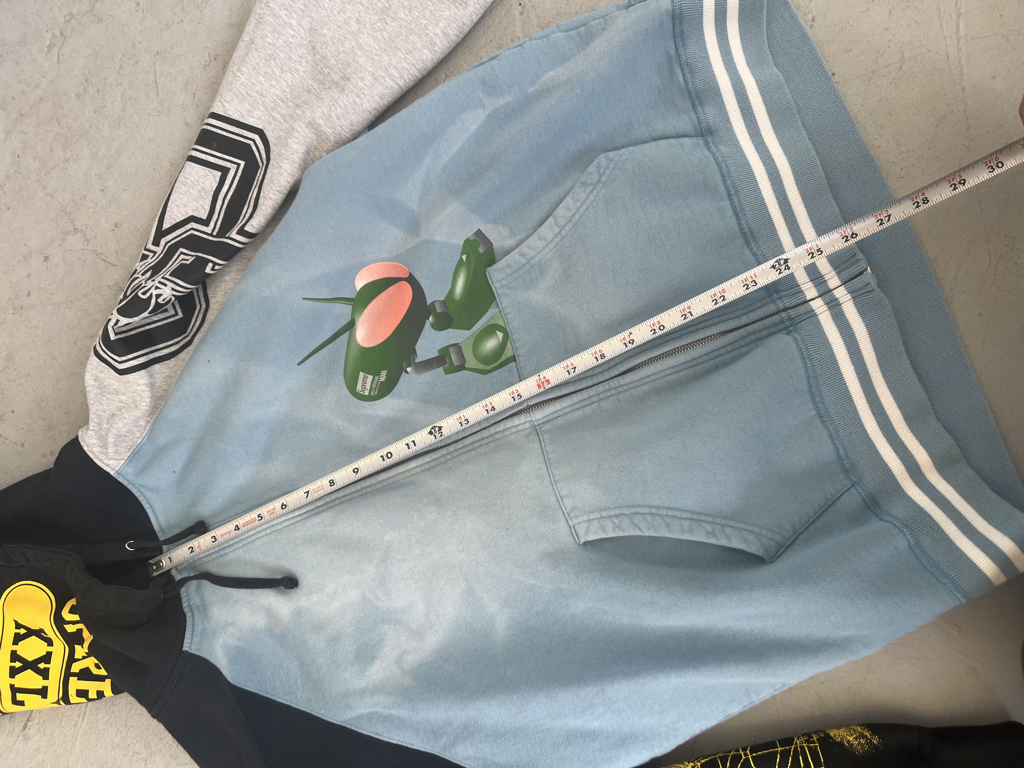 Junya Watanabe × Supreme Color block print zip up hoodie Size US XL / EU 56 / 4 - 5 Thumbnail