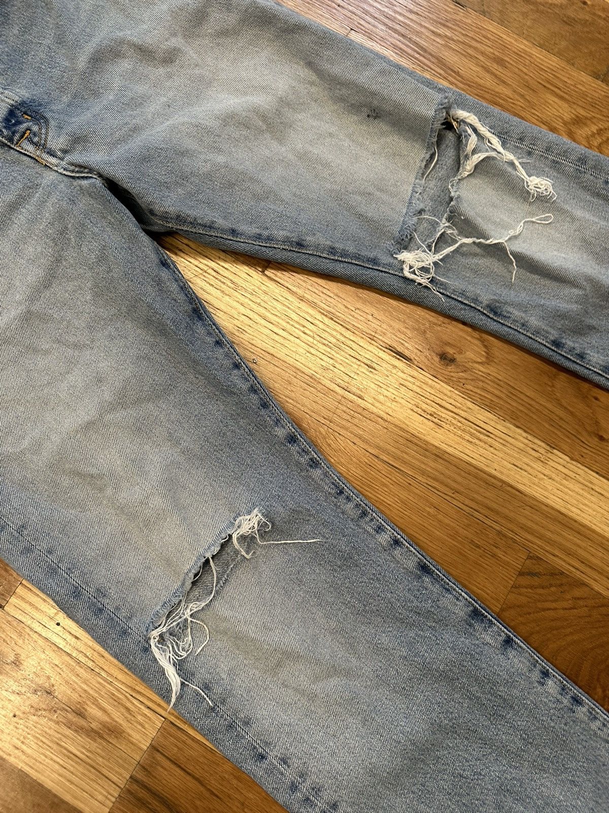 Purple Brand Purple Brand Limited Edition Knee Rip Blue Jeans Size 30 Size US 30 / EU 46 - 3 Thumbnail