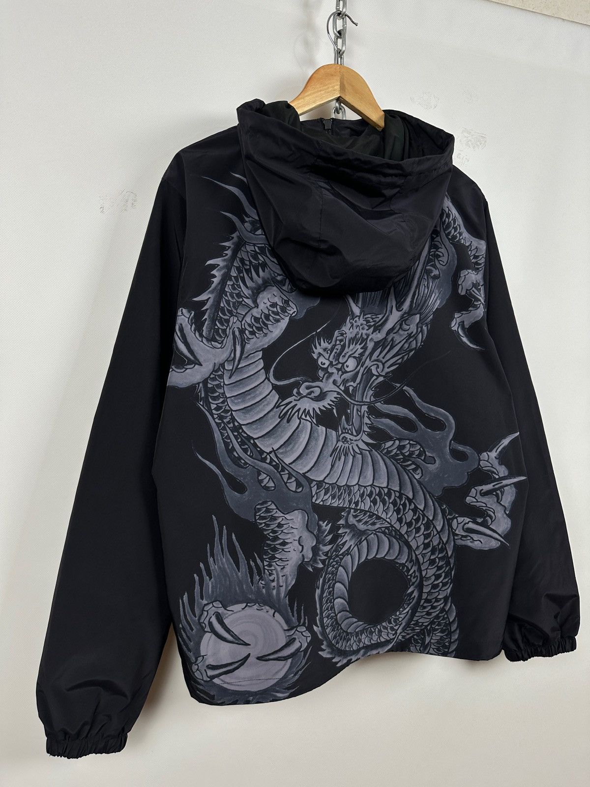Ed Hardy Trapstar x Ed Hardy Dragon Graphic Print Windbreaker Jacket Size US M / EU 48-50 / 2 - 14 Thumbnail