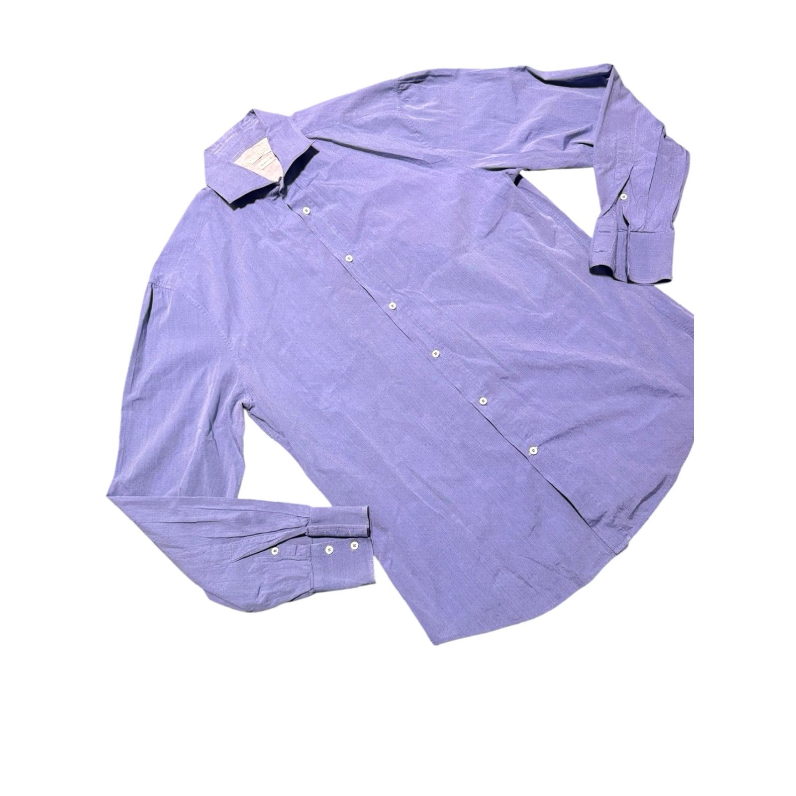 Brunello Cucinelli Brunello Cucinelli Shirt Button-Down 2XL Men Slim Fit Blue Cotton Long Sleeve Button-Up Collared Classic Italian Designer Fashion Size US XXL / EU 58 / 5 - 3 Thumbnail