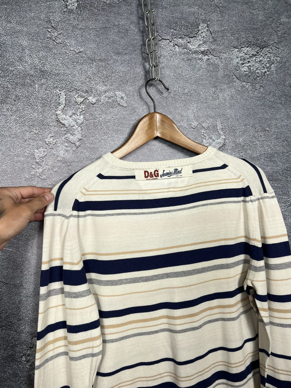 Dolce & Gabbana Vintage Dolce Gabbana V Check Jumper Sweater Size US M / EU 48-50 / 2 - 15 Thumbnail