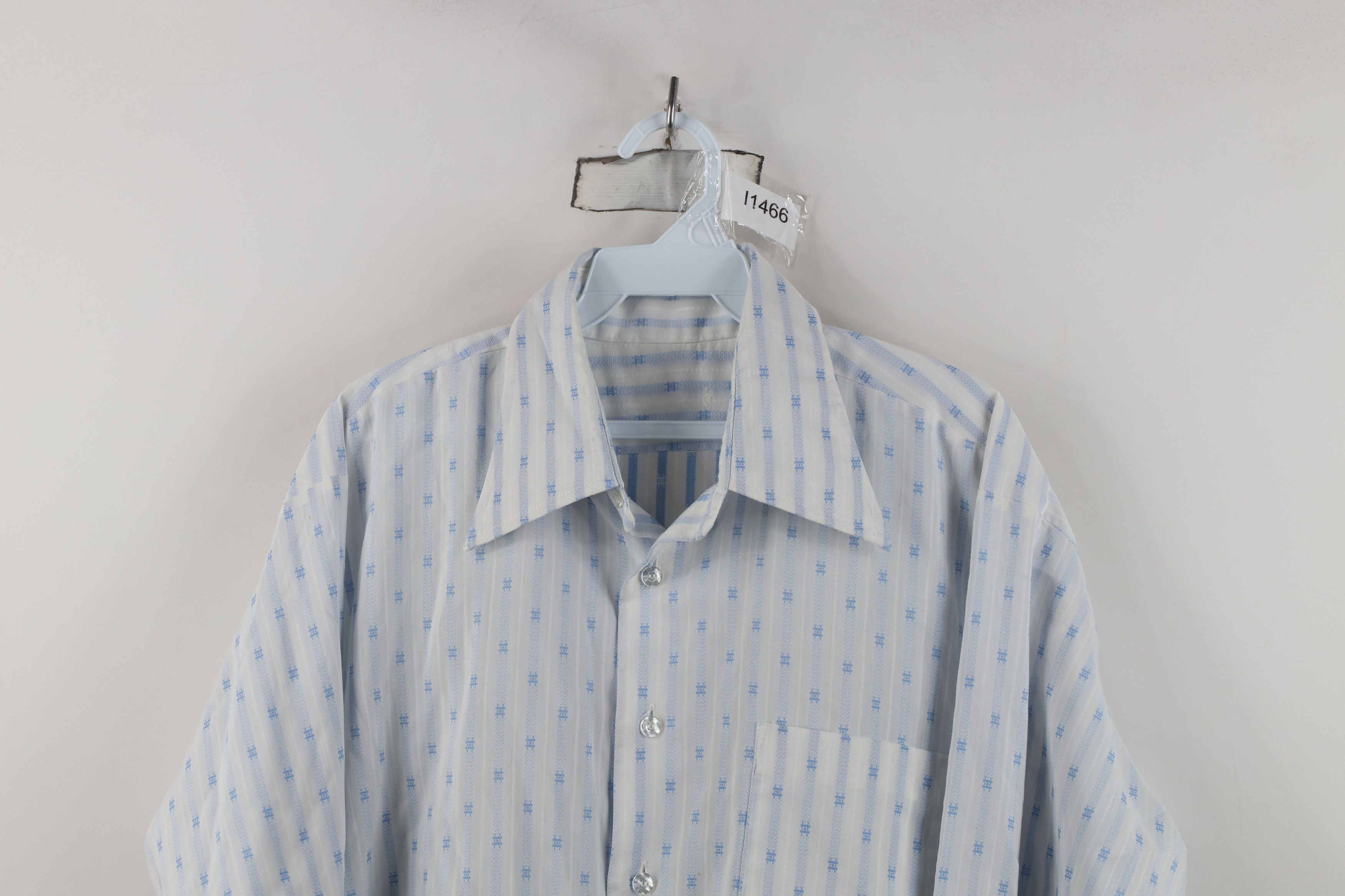 Vintage Vintage 70s Streetwear Disco Collared Button Shirt USA Size US XL / EU 56 / 4 - 2 Thumbnail