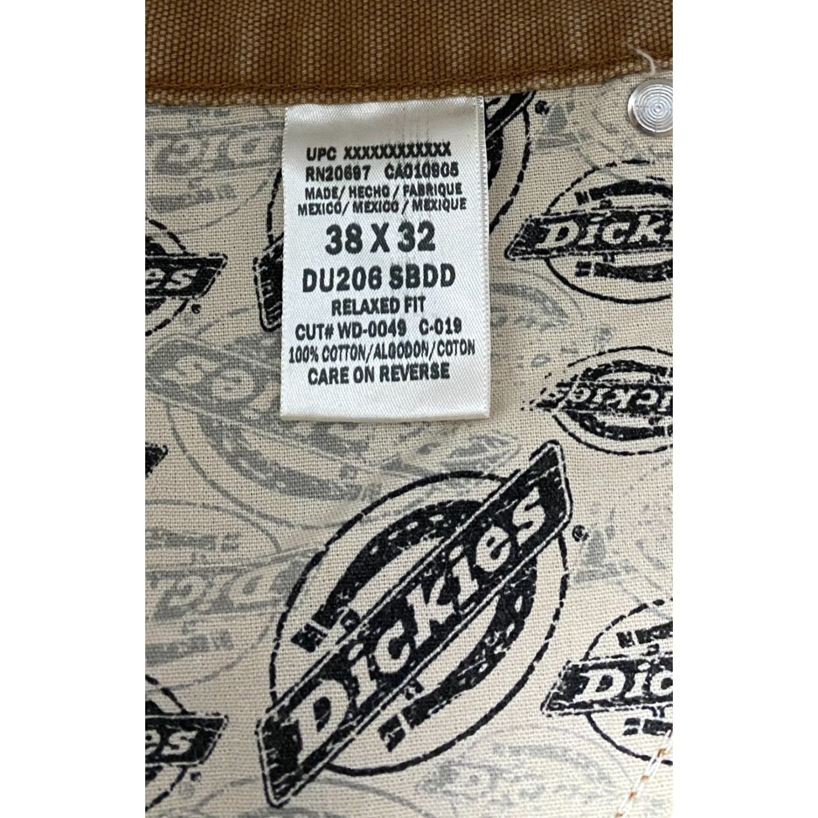 Dickies Dickies Relaxed Heavyweight Duck Carpenter Pants Men's 38x32 Brown Dataset Size US 38 / EU 54 - 8 Thumbnail