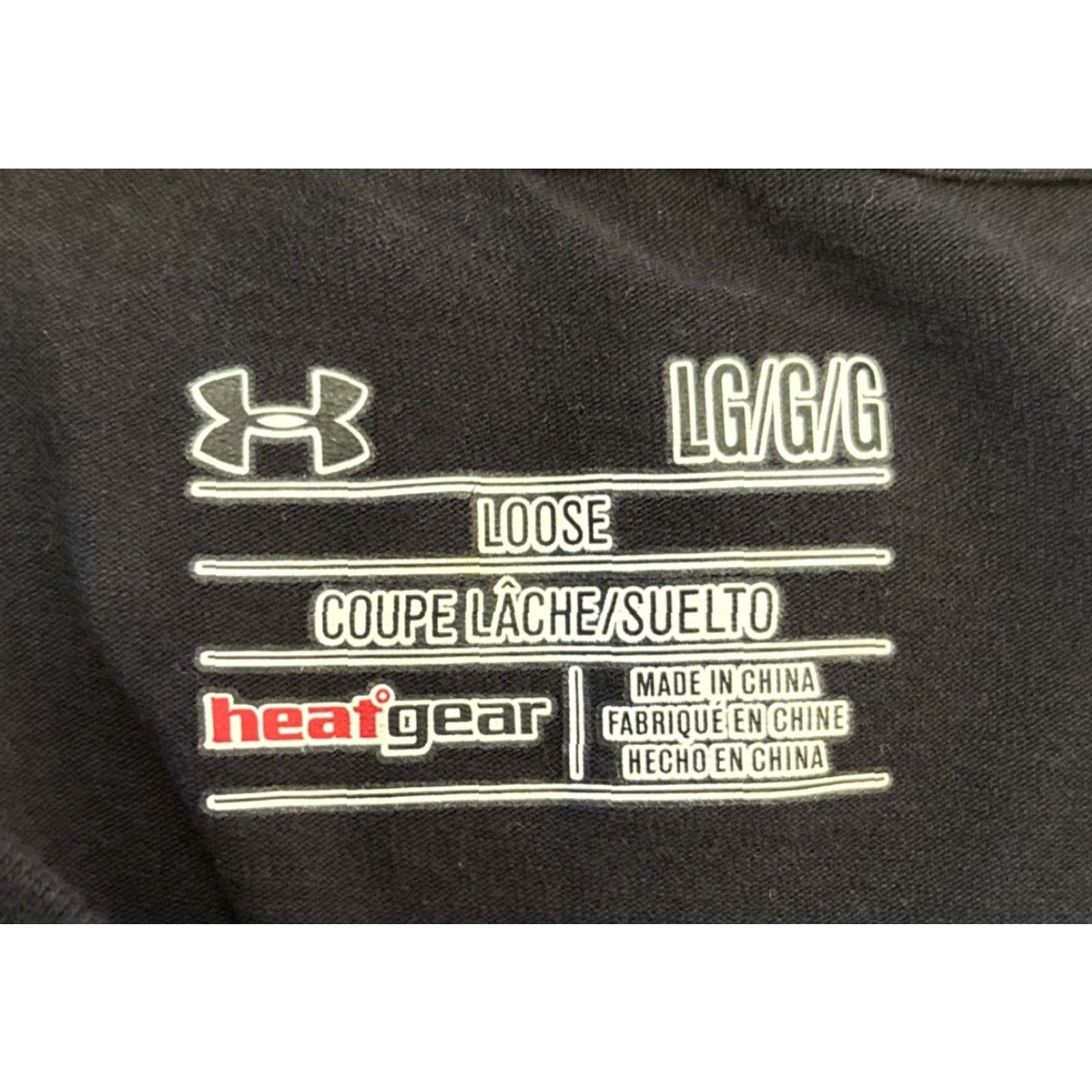 Under Armour Under Armour HeatGear Mens T-Shirt Size L Short Sleeve Crew Neck Black Logo Sports Basketball Mens Size US L / EU 52-54 / 3 - 3 Thumbnail