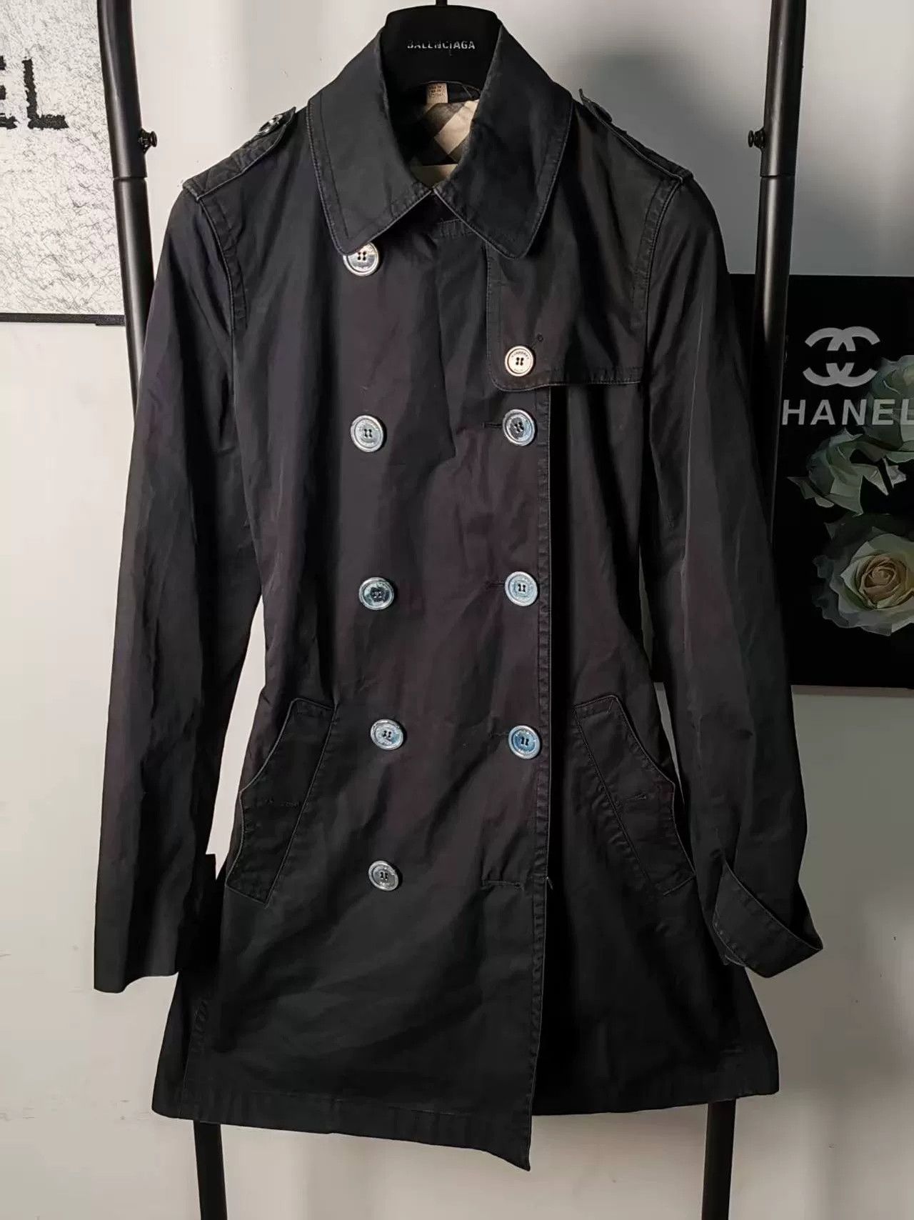 Burberry Burberry Coat with Classic Check Lining Size US M / EU 48-50 / 2 - 1 Thumbnail