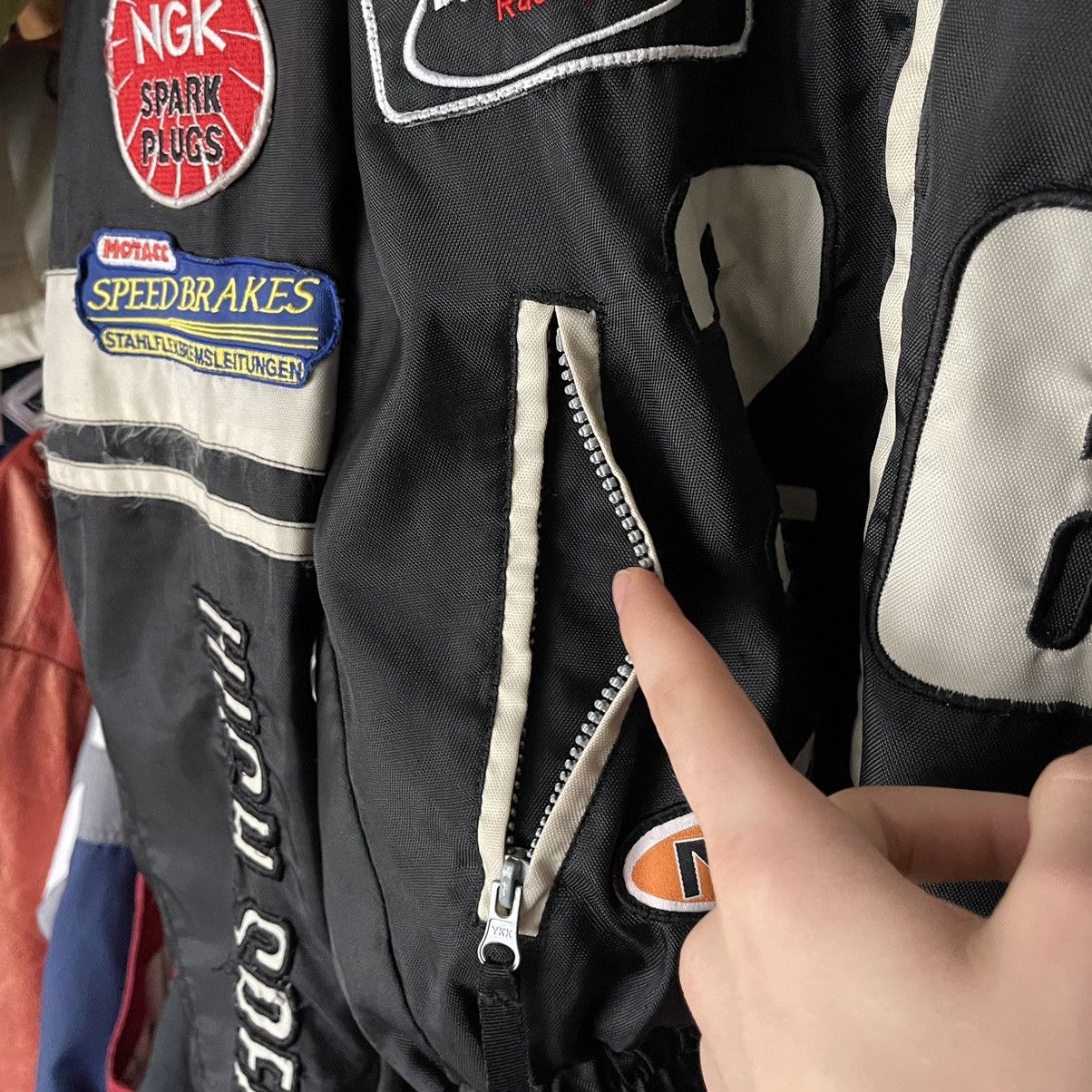 NASCAR 90s High Speed Racing Nascar F-1 Bomber Jacket Size US M / EU 48-50 / 2 - 7 Thumbnail