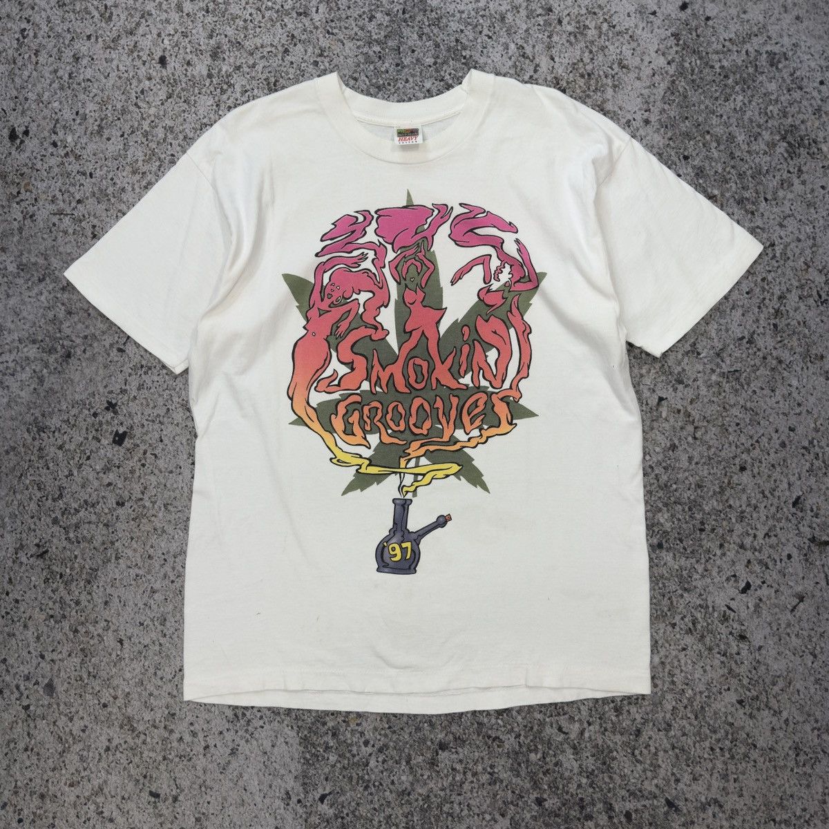 Band Tees Vintage 90s Smokin Grooves Festival Tee Rap Concert Tour Size US XL / EU 56 / 4 - 1 Thumbnail