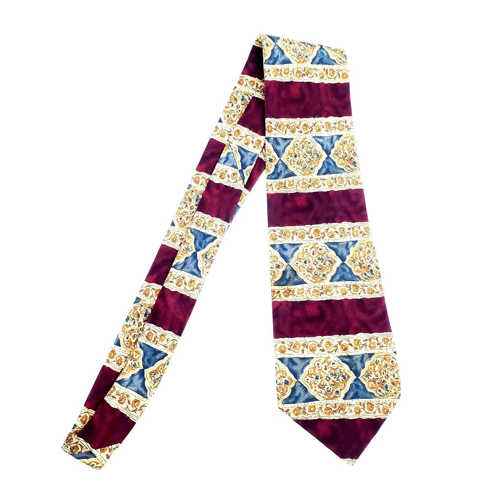 Chaps Chaps Ralph Lauren Silk Tie Red Abstract Print Classic Size ONE SIZE - 6 Thumbnail