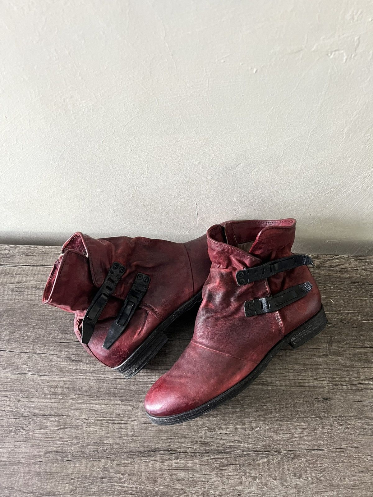 A.S.98 LEATHER CHUNKY A.S.98 BOOTS Size US 8 / EU 41 - 7 Thumbnail