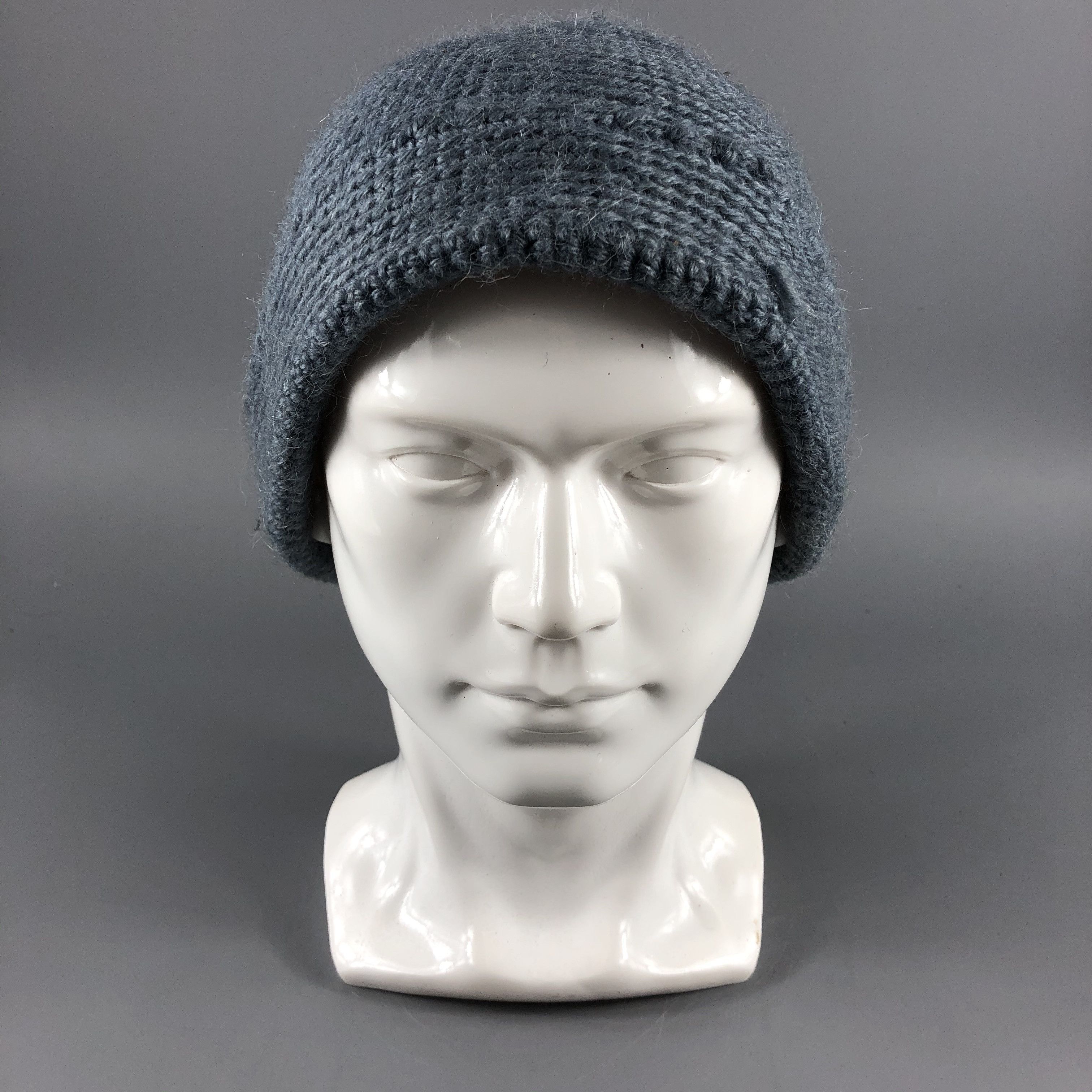 image of Vintage Knit Skullcap Beanie Snow Hat Snow Cap B094, Men's