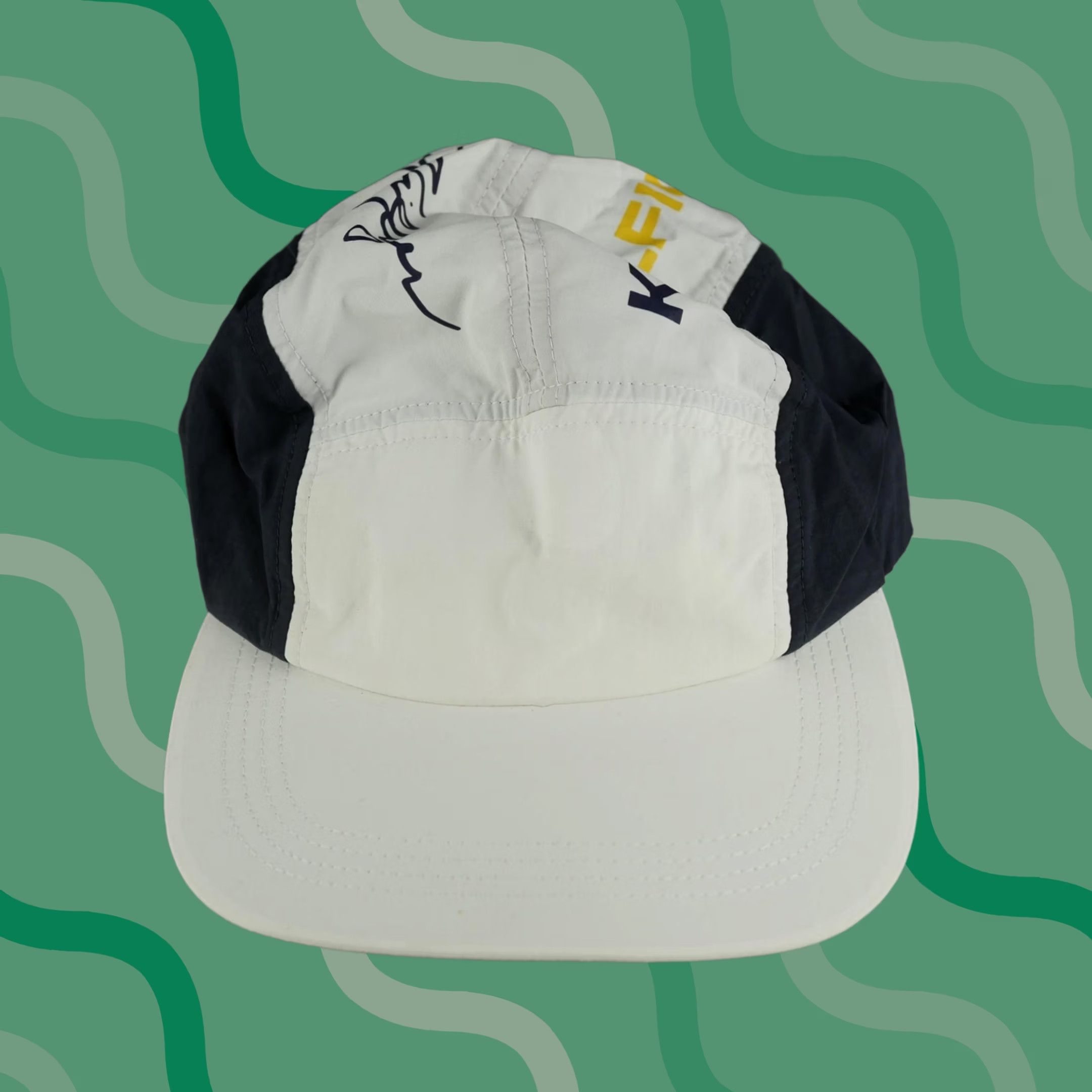 Tommy Hilfiger Kith Tommy Hilfiger Hat Cap Strap Back Mens One Size White Navy Colorblock Size ONE SIZE - 1 Thumbnail