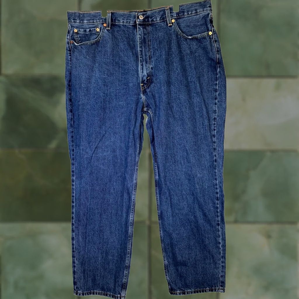 Levi's Levi's 550 Mens Jeans 42x32 Blue Denim Relaxed Fit Mid Rise Straight Leg Size US 42 / EU 58 - 1 Thumbnail