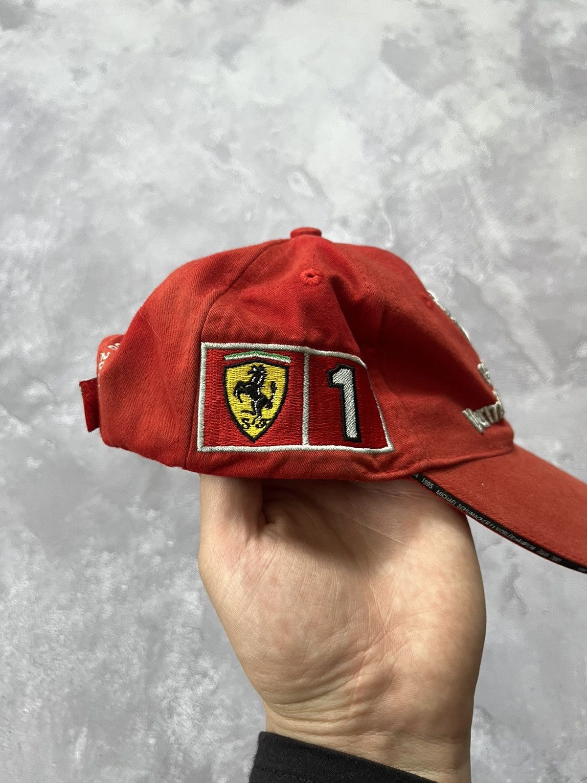 Ferrari Vintage Ferrari Michael Schumacher Racing Cap 2000s Size ONE SIZE - 3 Thumbnail