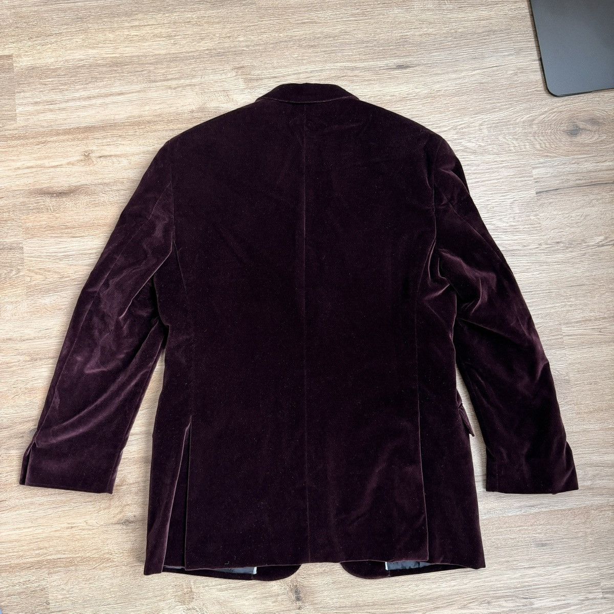 Versace Versace Velvet Corduroy Blazer Plum Single Breasted Size 52R - 8 Thumbnail