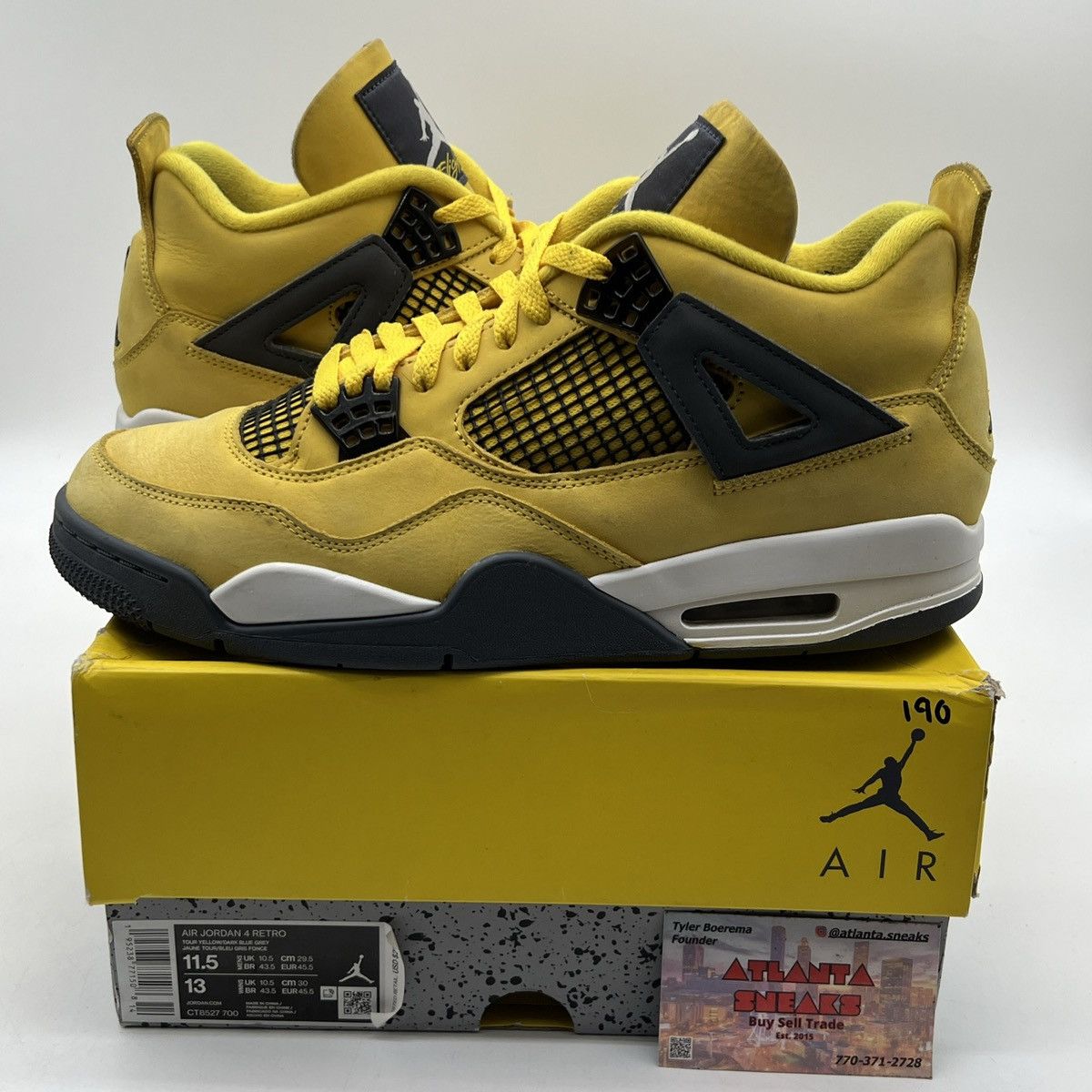 Jordan Brand Air Jordan 4 lightning Size US 11.5 / EU 44-45 - 1 Thumbnail