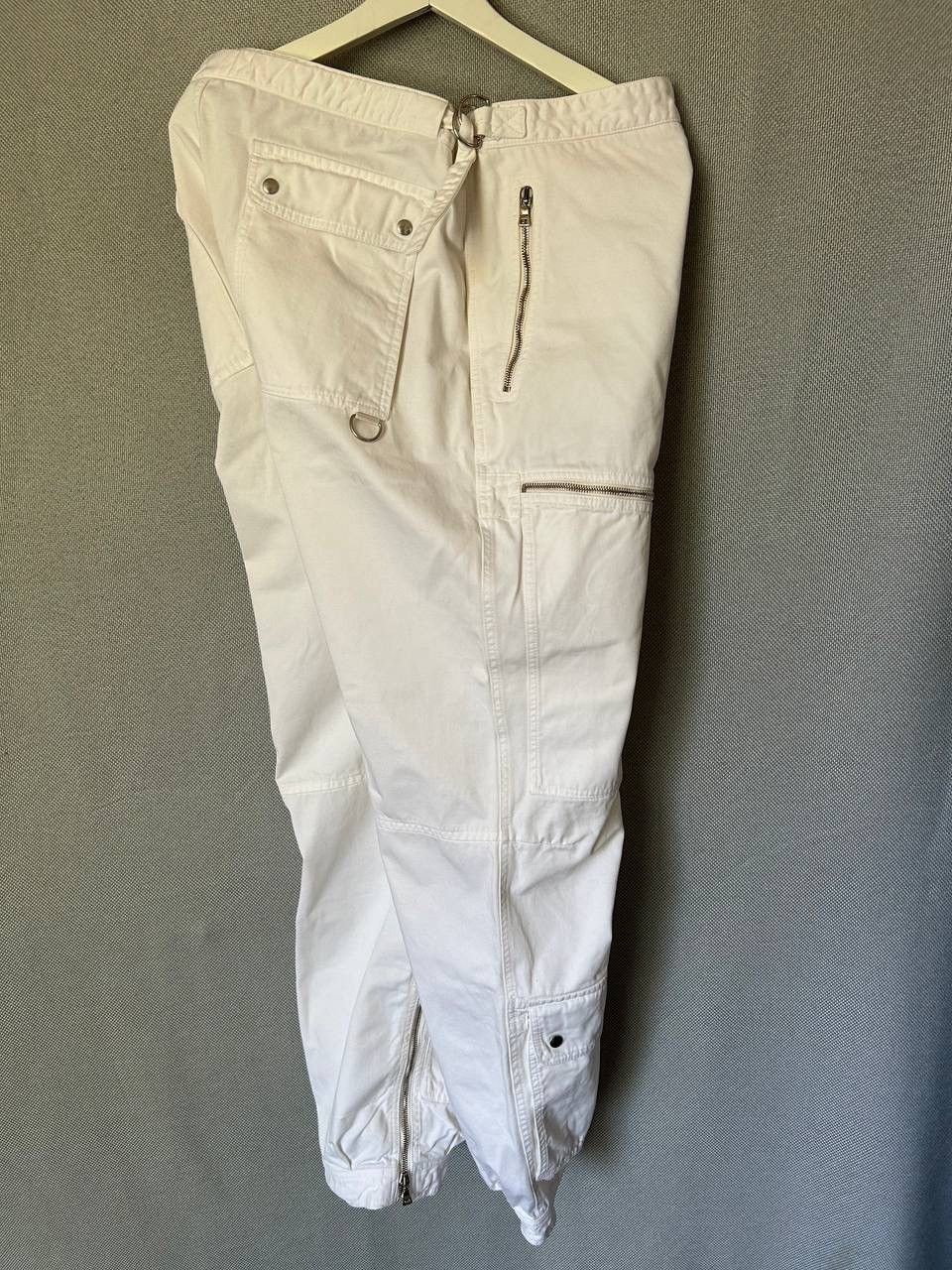 Prada Archive Prada Cargo White Denim Pants Size US 34 / EU 50 - 6 Thumbnail