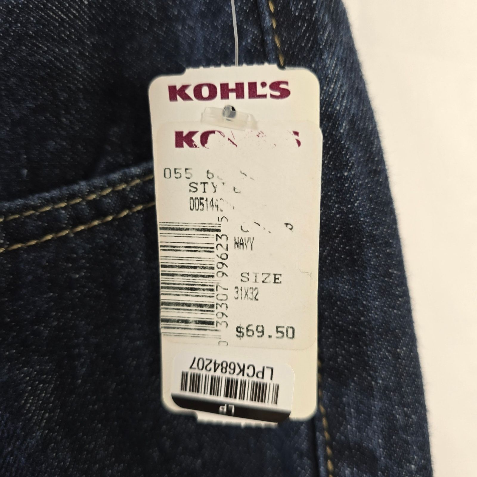 Levi's Levi's 514 Straight Blue Denim Jeans W31 L32 Actual L30 NWT Size US 31 - 2 Thumbnail