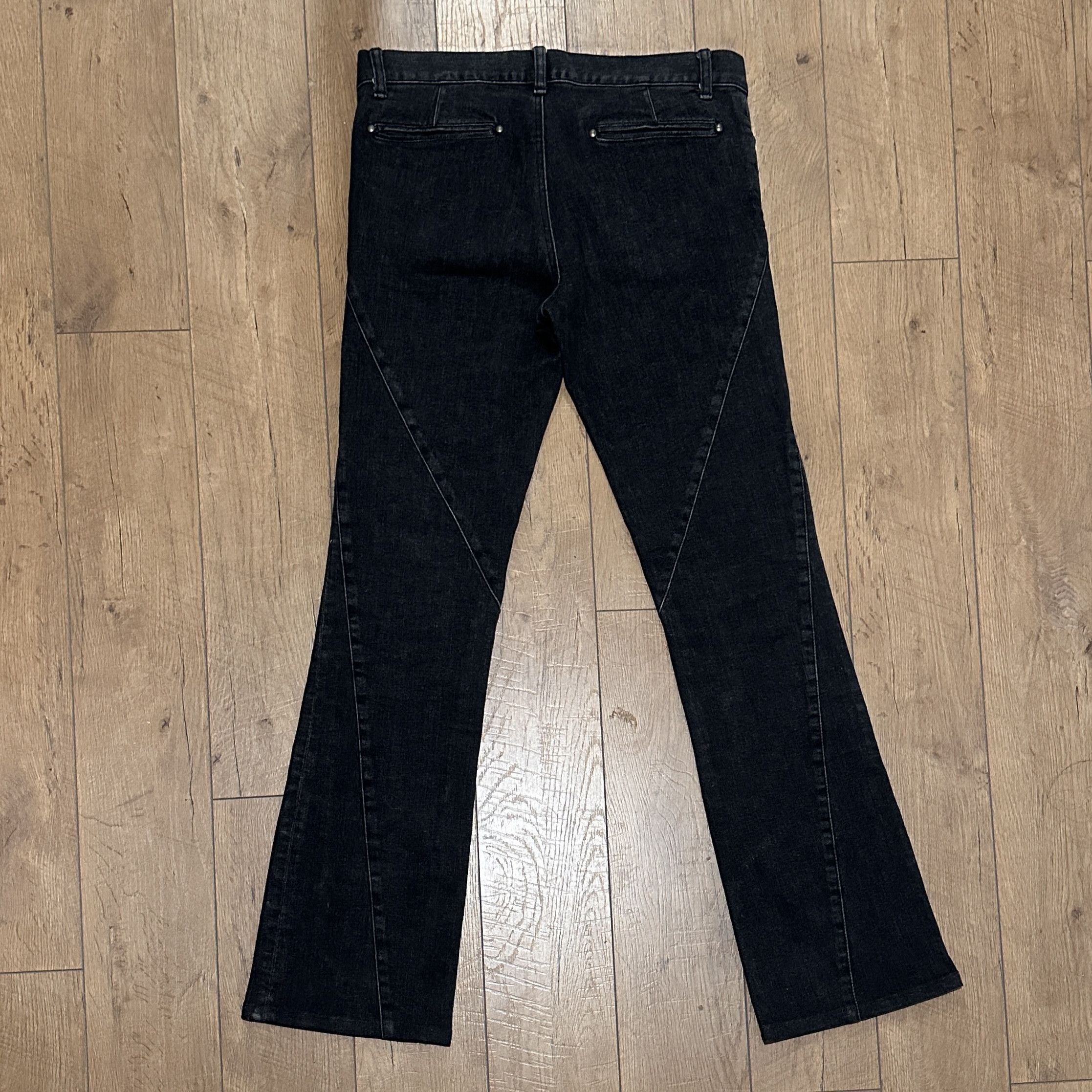 5351 POUR LES HOMMES 5351 Low Rise Slim Spiral Bootcut Denim Size US 33 - 2 Thumbnail