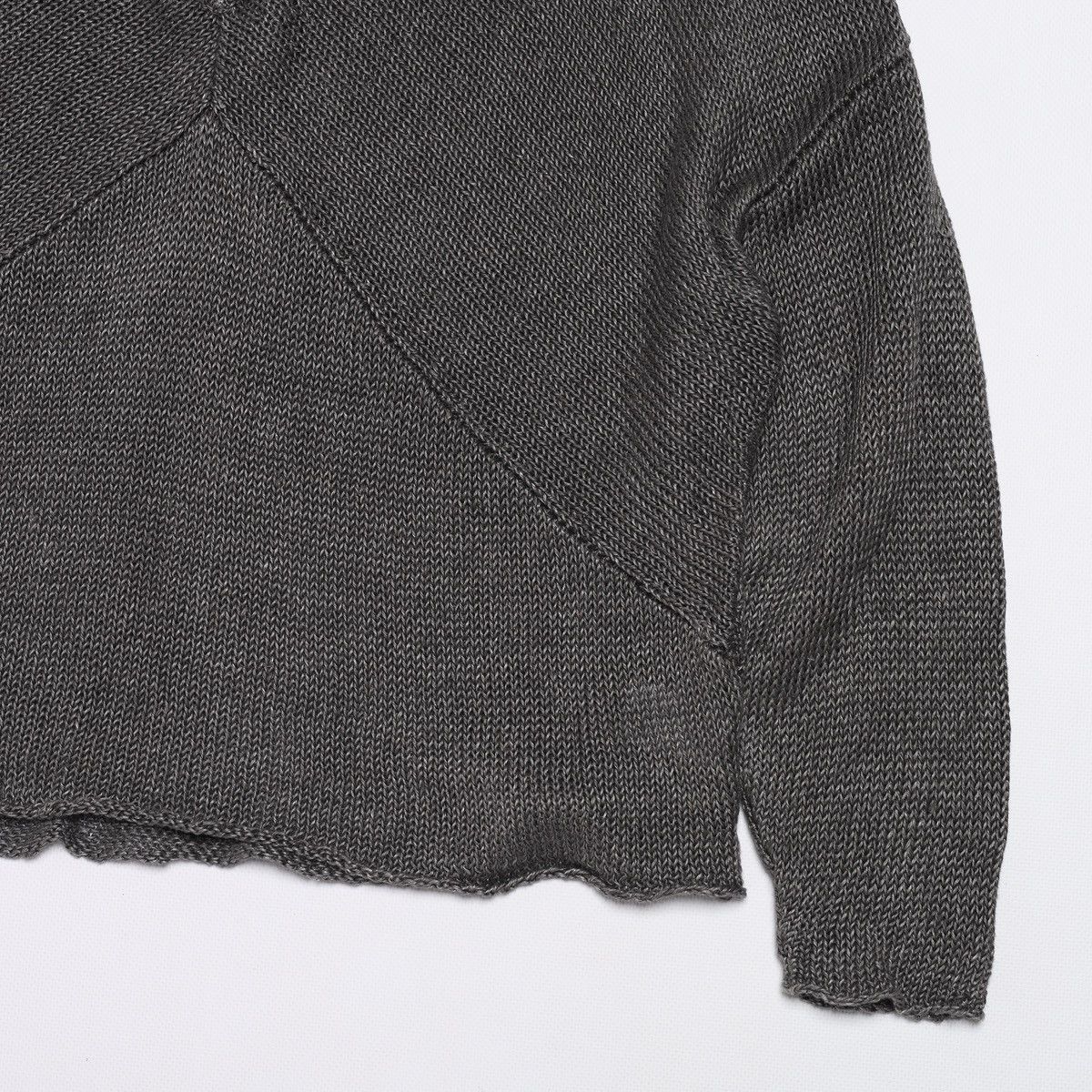 Helmut Lang Helmut Lang Vintage Linen Mesh Sweater Top Metallic Size S / US 4 / IT 40 - 2 Thumbnail