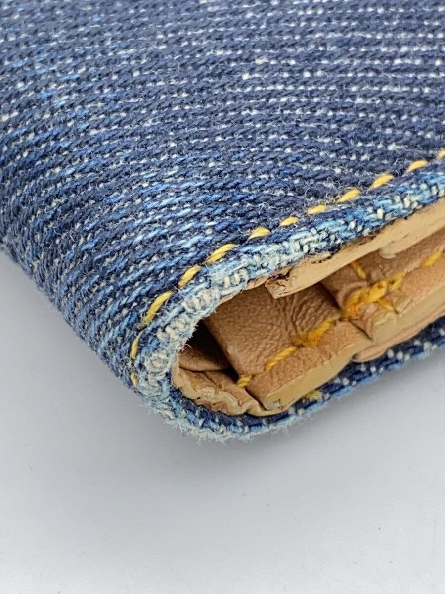 Dior Dior Denim Bi-Fold Wallet Indigo Size ONE SIZE - 9 Thumbnail