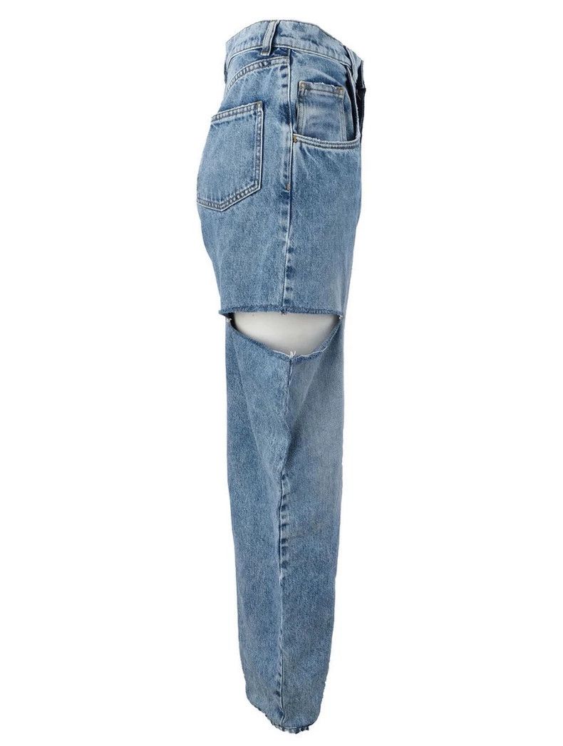 Maison Margiela Maison Margiela Cut jeans with a knife Size 25" / US 0 / IT 36 - 4 Thumbnail