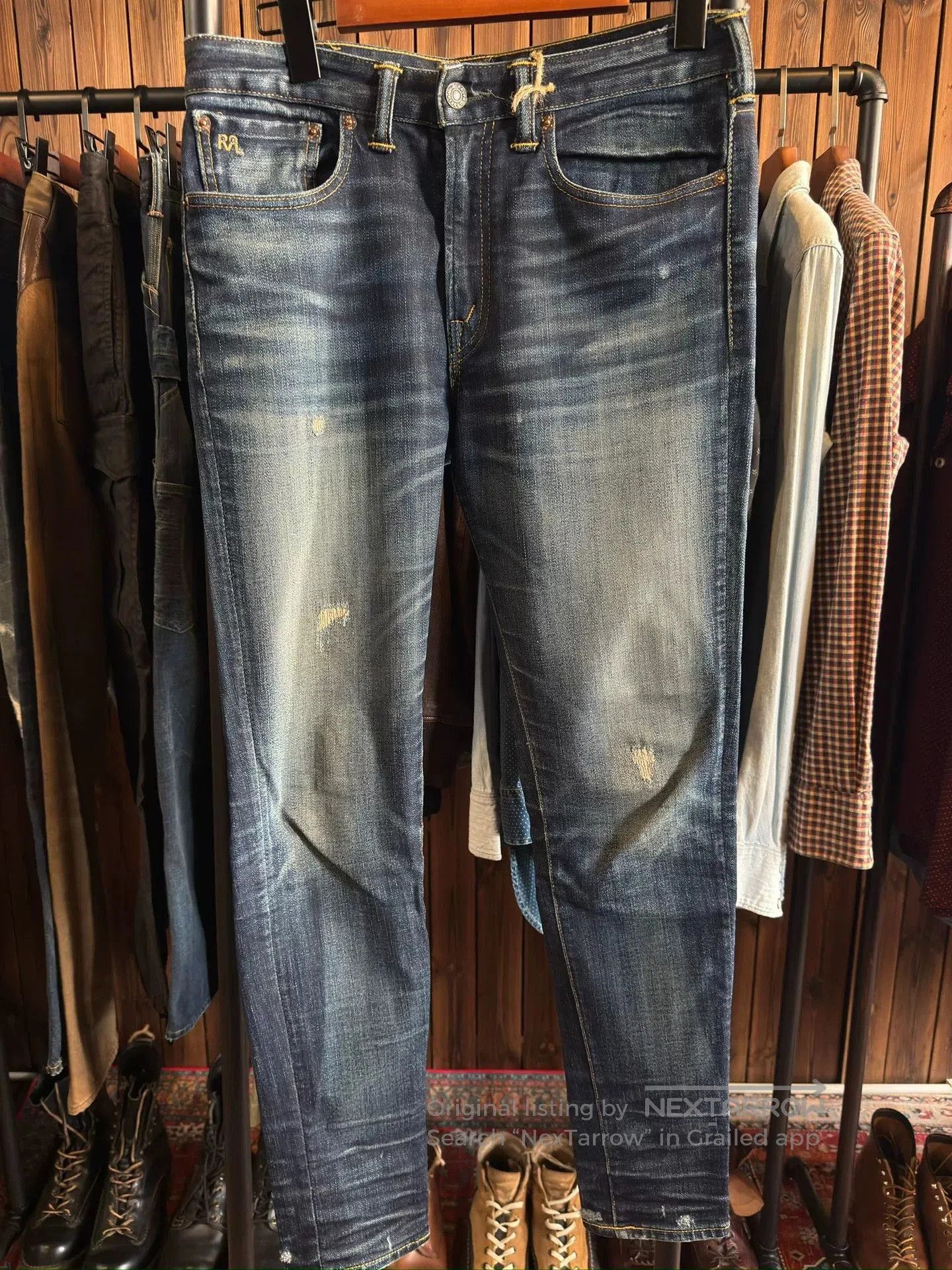 RRL Ralph Lauren RRL Classic Blue Washed Jeans Size 28. Size US 28 / EU 44 - 1 Thumbnail