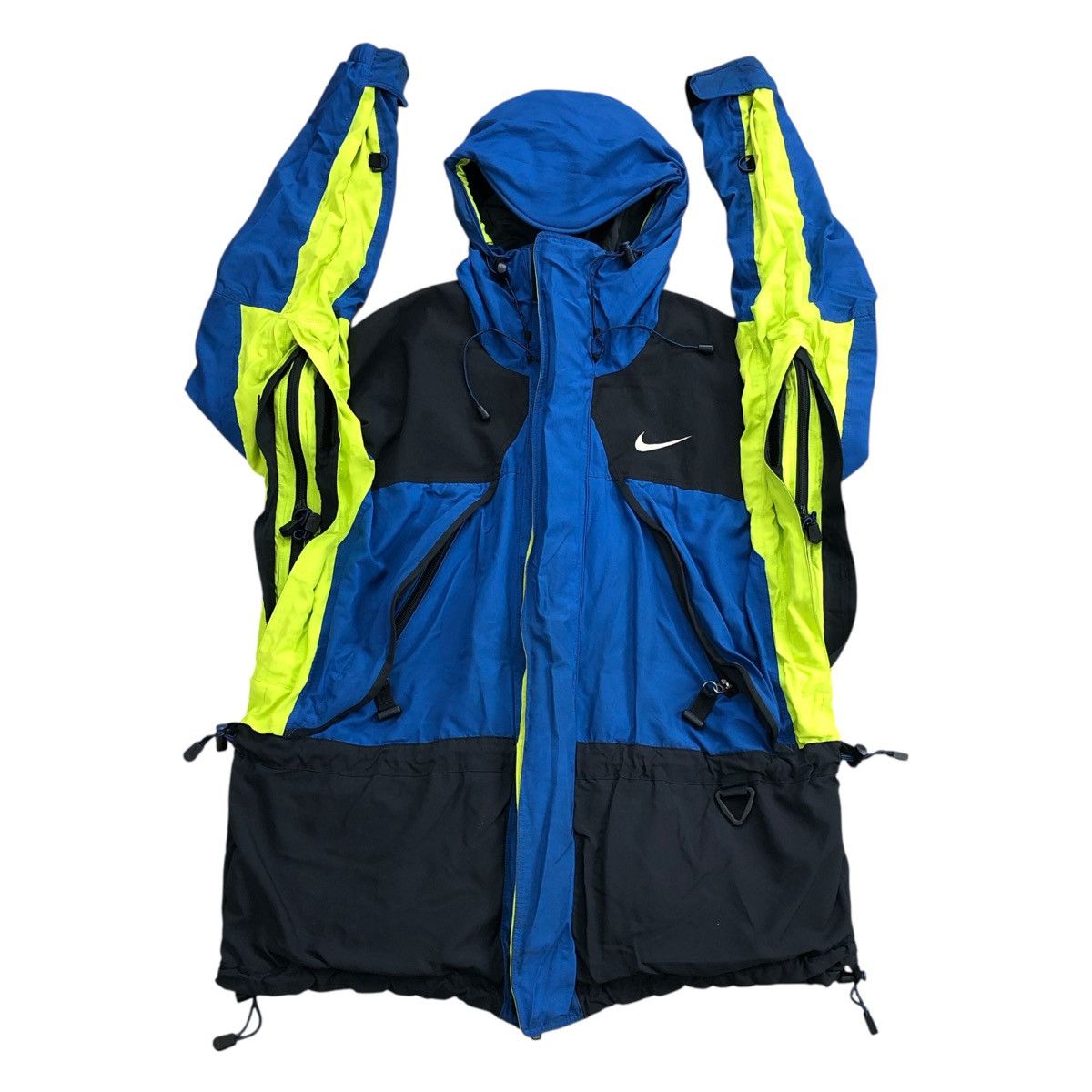 Nike Vtg Nike ACG 00s Lungs Era Waterproof Storm Fit Tech Jacket Size US M / EU 48-50 / 2 - 2 Thumbnail