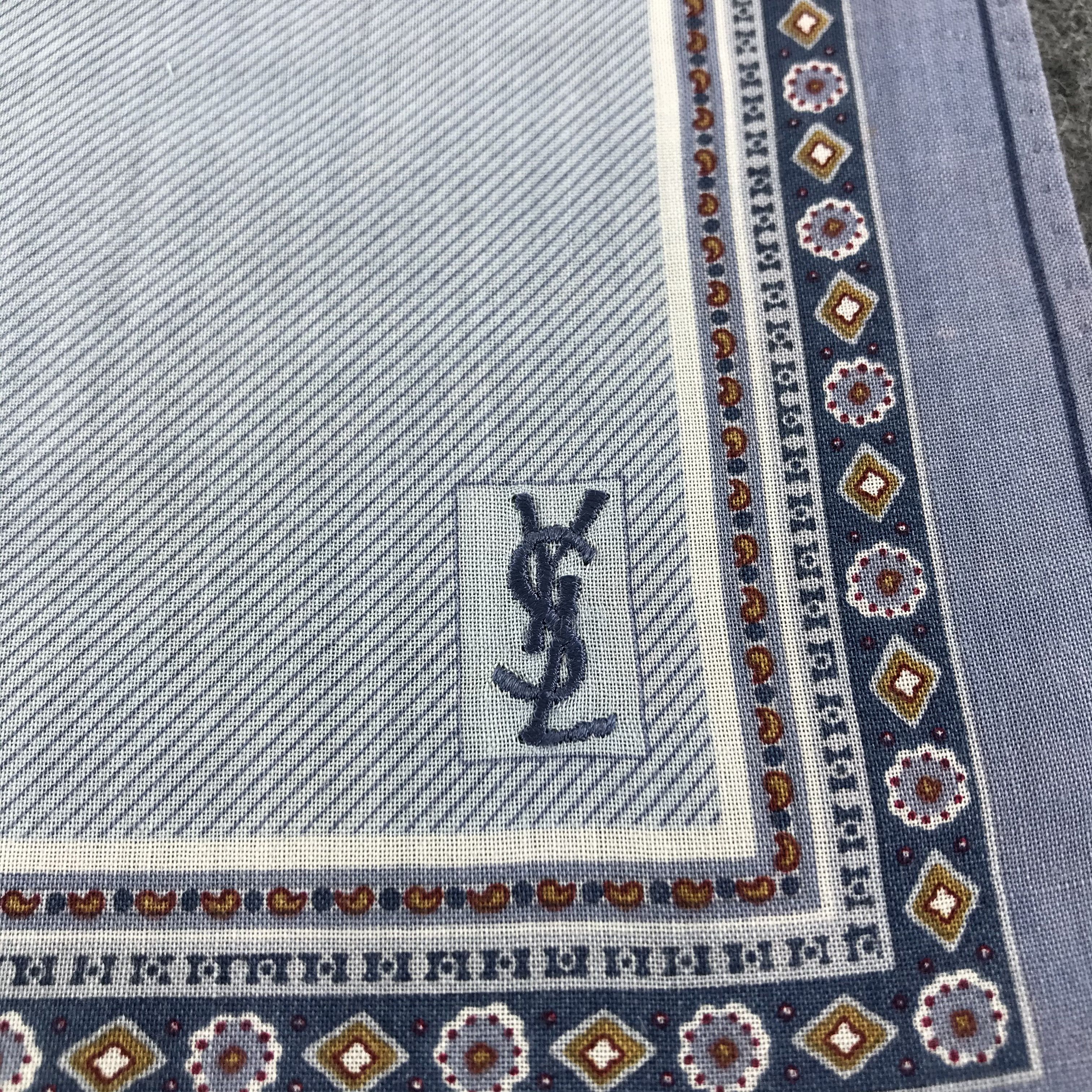 Yves Saint Laurent YSL Handkerchief Neckerchief Bandana H261 Size ONE SIZE - 4 Thumbnail