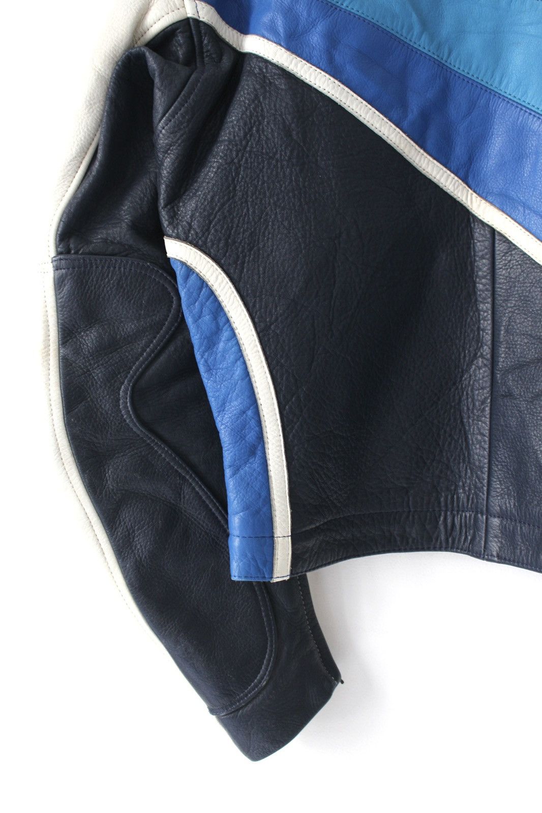 Vintage 1990S JAPANESE BRAND SPEEDBLOCK LEATHER BIKER JACKET Size US S / EU 44-46 / 1 - 6 Thumbnail
