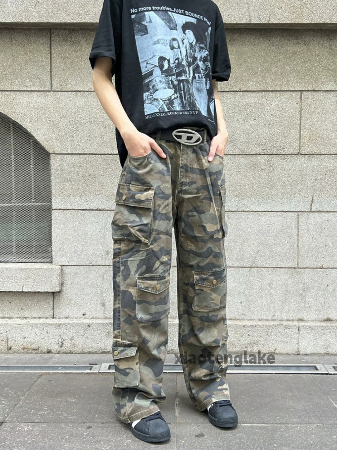 Designer × Japanese Brand × Vintage utility military baggy skate hiphop outdoor cargo pants Size US 32 / EU 48 - 4 Thumbnail