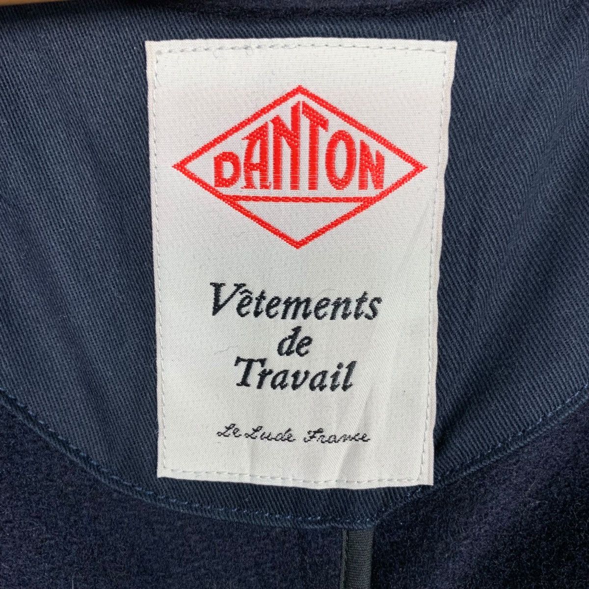Danton DANTON Wool Navy Blue Overcoat jacket #2507-C113 Size US S / EU 44-46 / 1 - 17 Thumbnail