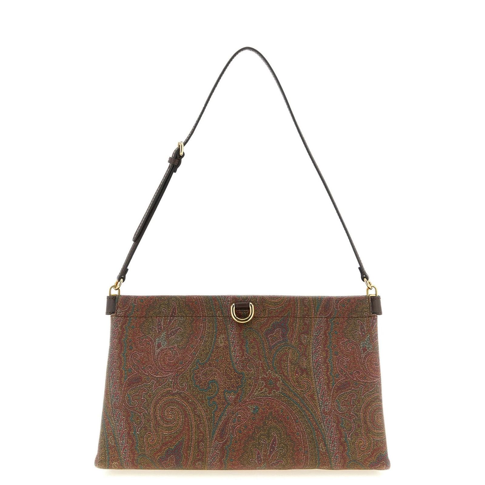 Etro ETRO Talk Mini Brown Cotton Clutch Bag New & Authentif Size ONE SIZE - 1 Thumbnail