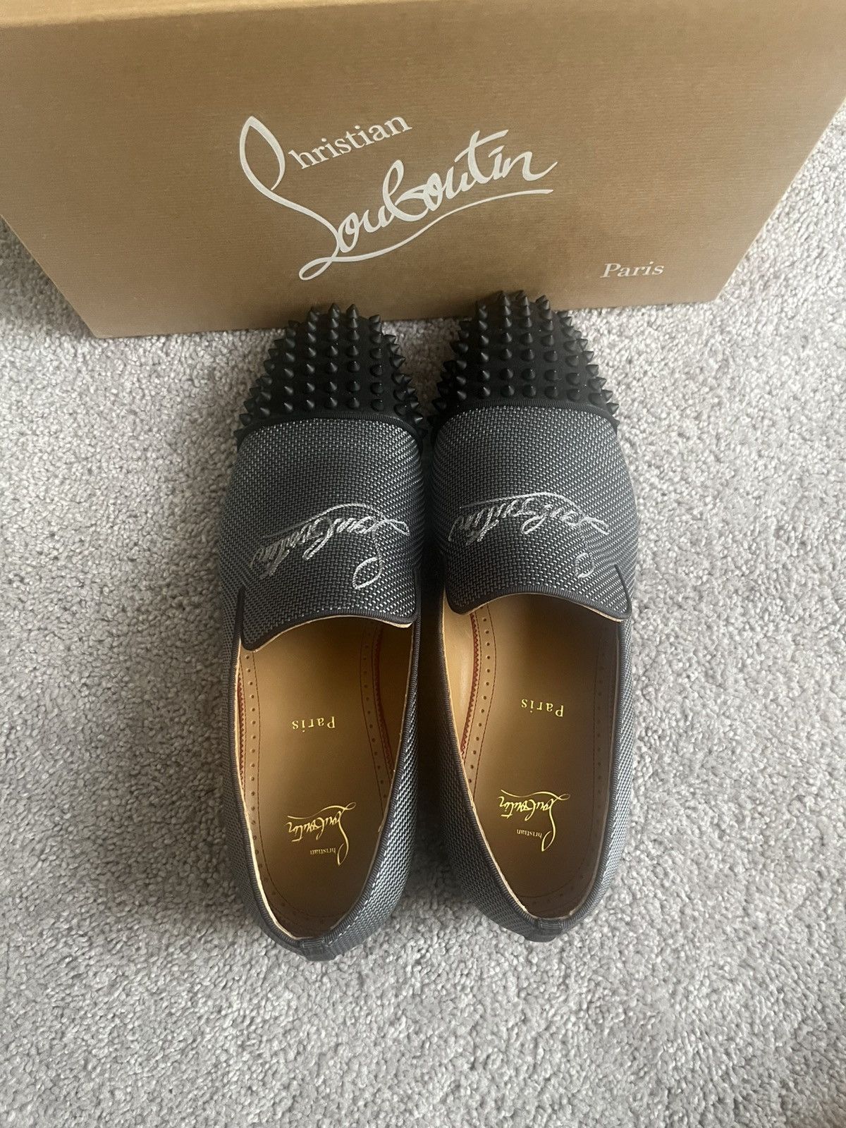 Christian Louboutin Christian Louboutin spooky navy flats Size US 11 / EU 44 - 8 Thumbnail